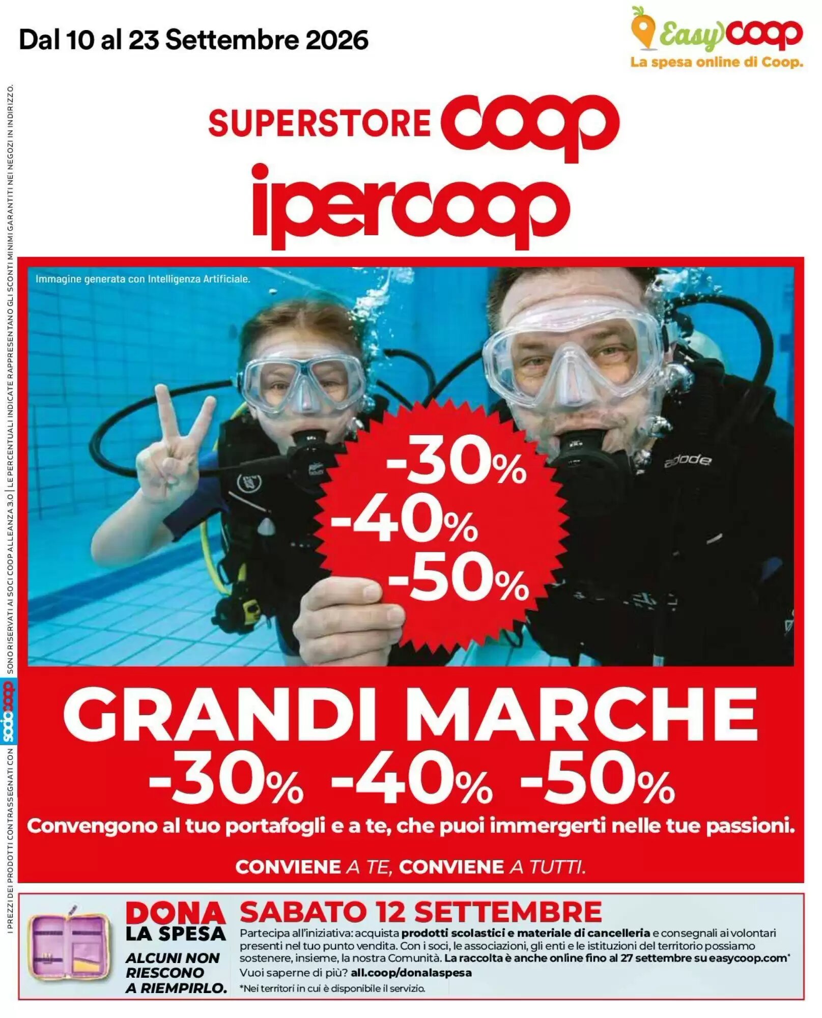 Volantino promozionale Coop Master Alleanza 3.0  valide dal 10/09/2026 - Pagina 1.