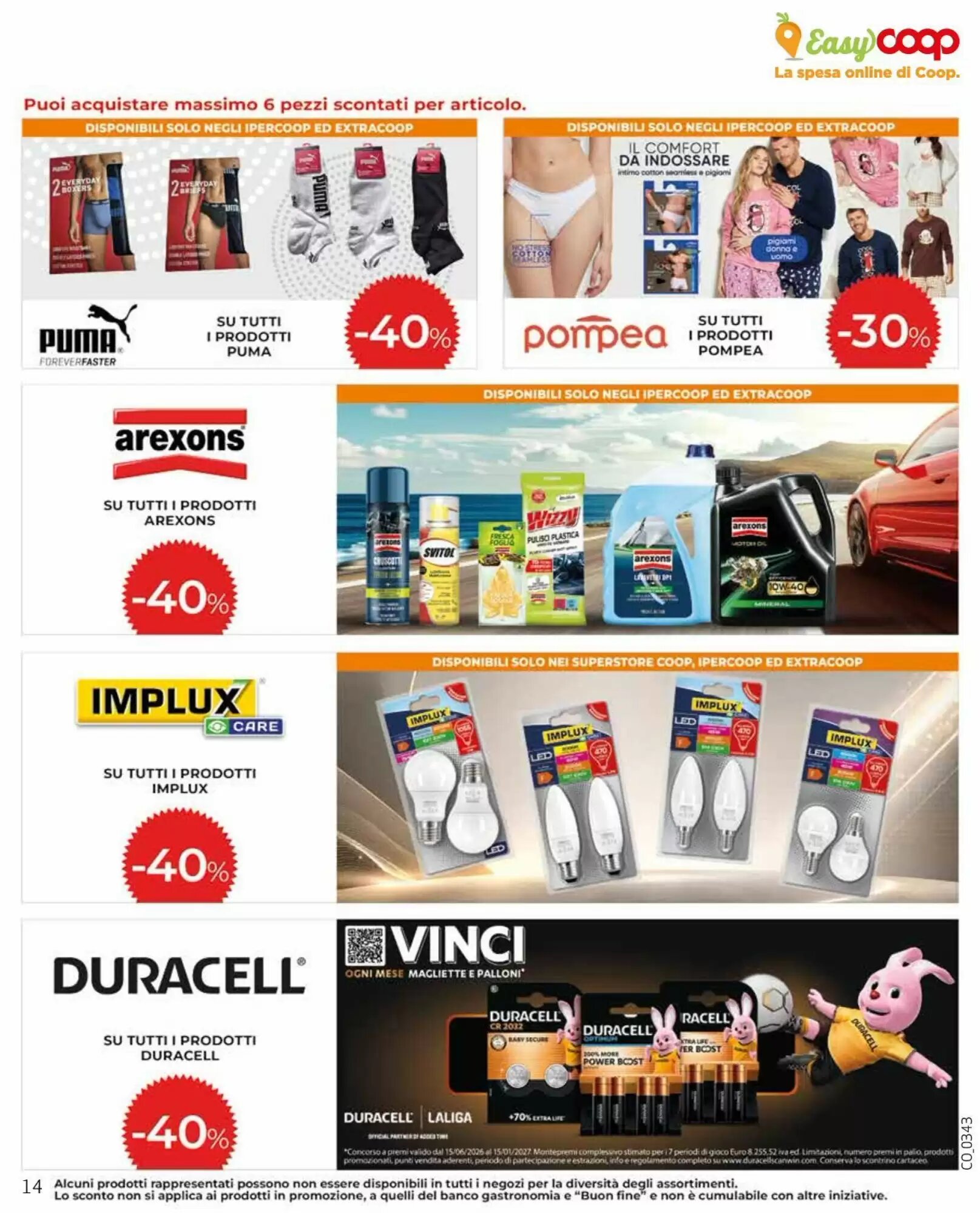 Volantino promozionale Coop Master Alleanza 3.0  valide dal 10/09/2026 - Pagina 14.