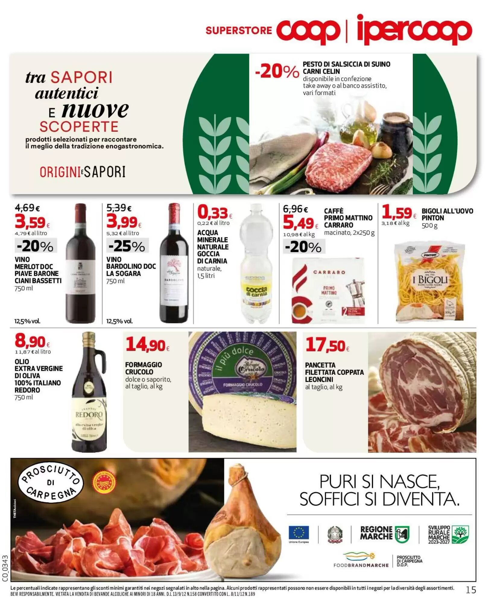 Volantino promozionale Coop Master Alleanza 3.0  valide dal 10/09/2026 - Pagina 15.