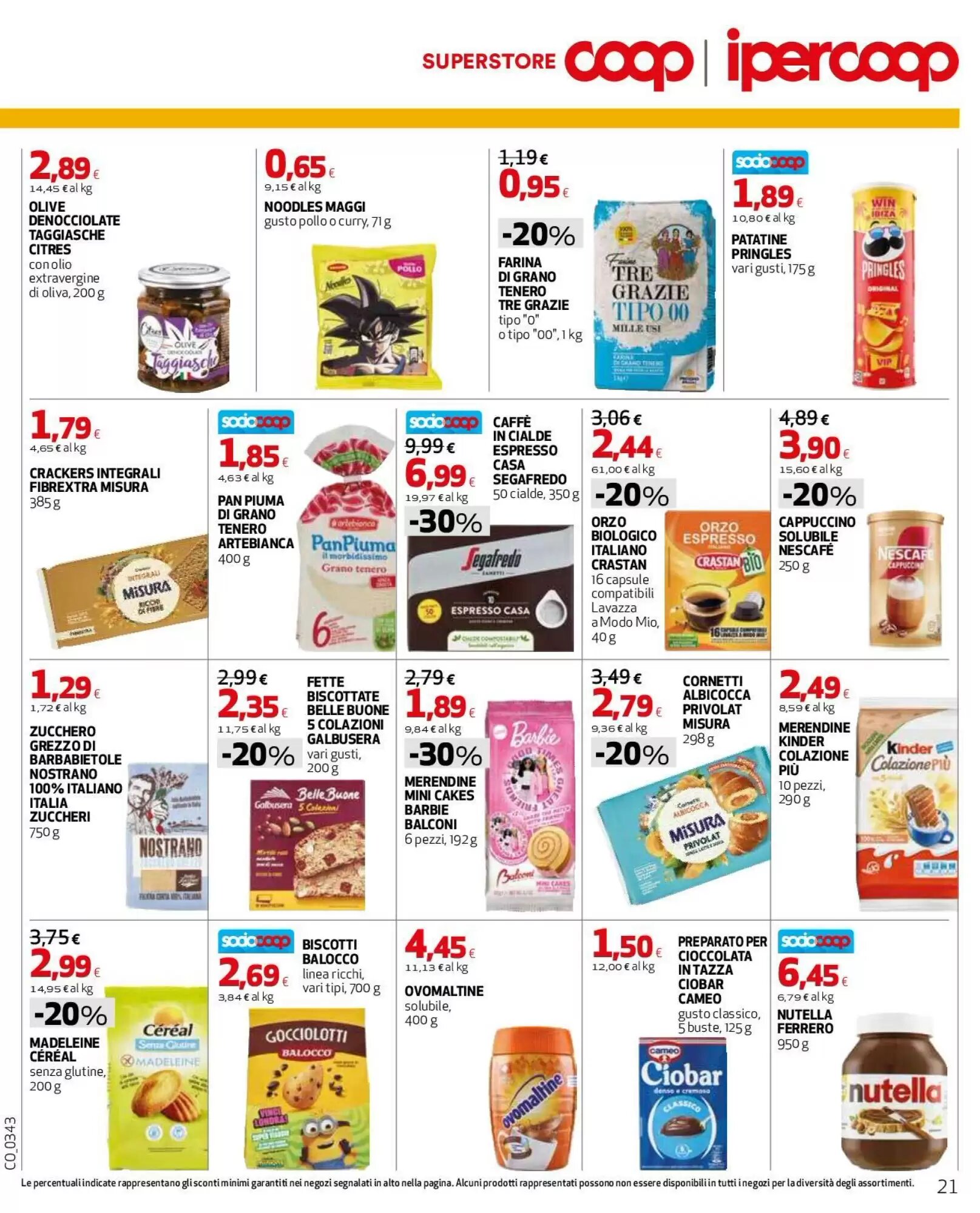 Volantino promozionale Coop Master Alleanza 3.0  valide dal 10/09/2026 - Pagina 21.