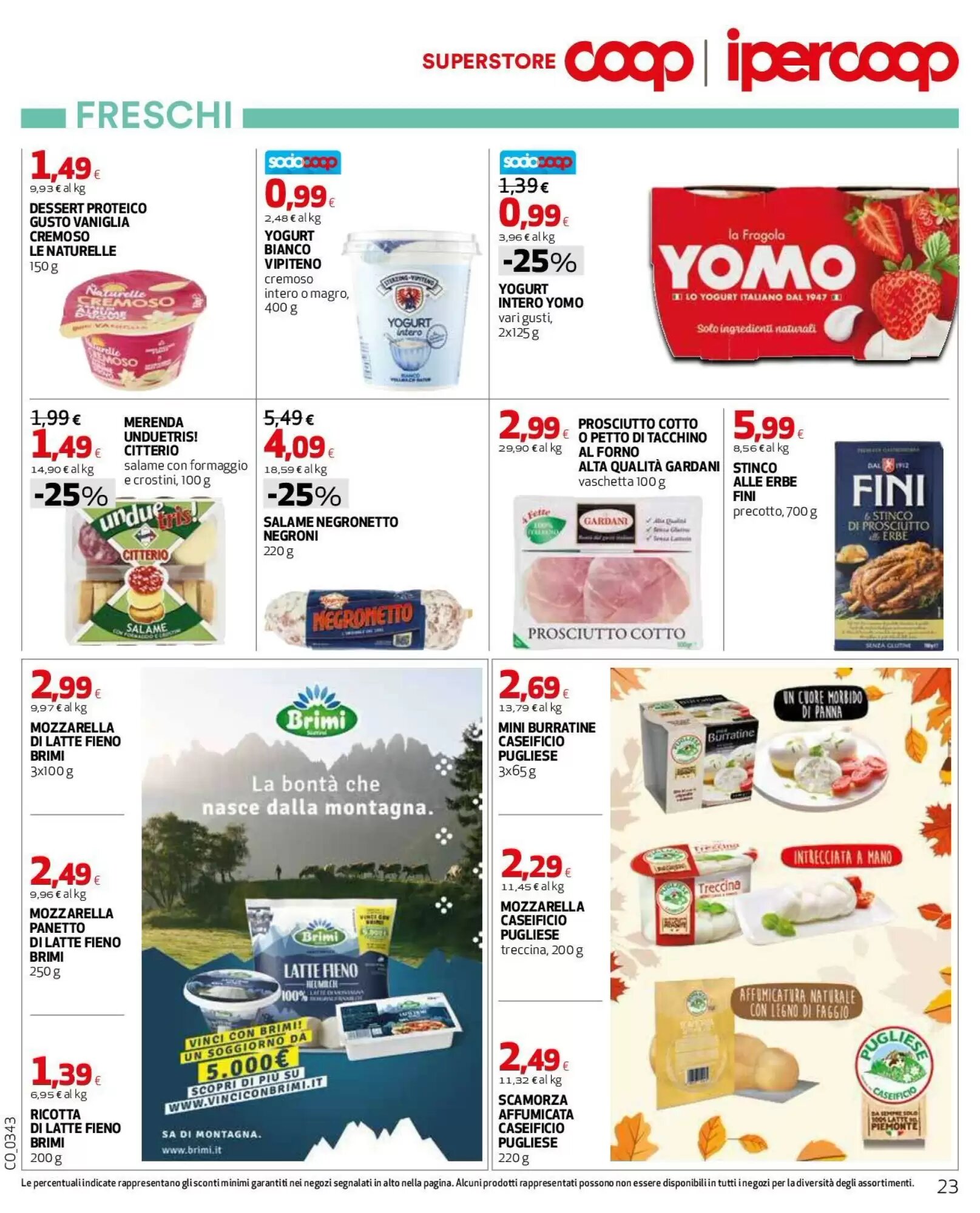 Volantino promozionale Coop Master Alleanza 3.0  valide dal 10/09/2026 - Pagina 23.