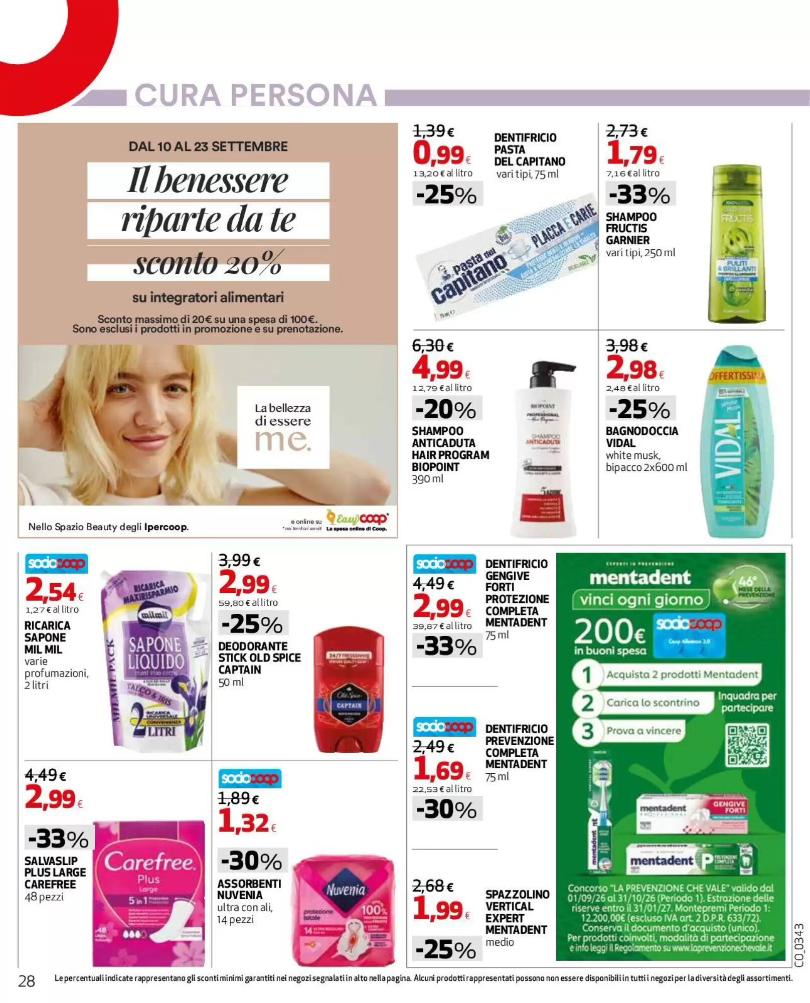 Volantino promozionale Coop Master Alleanza 3.0  valide dal 10/09/2026 - Pagina 28.