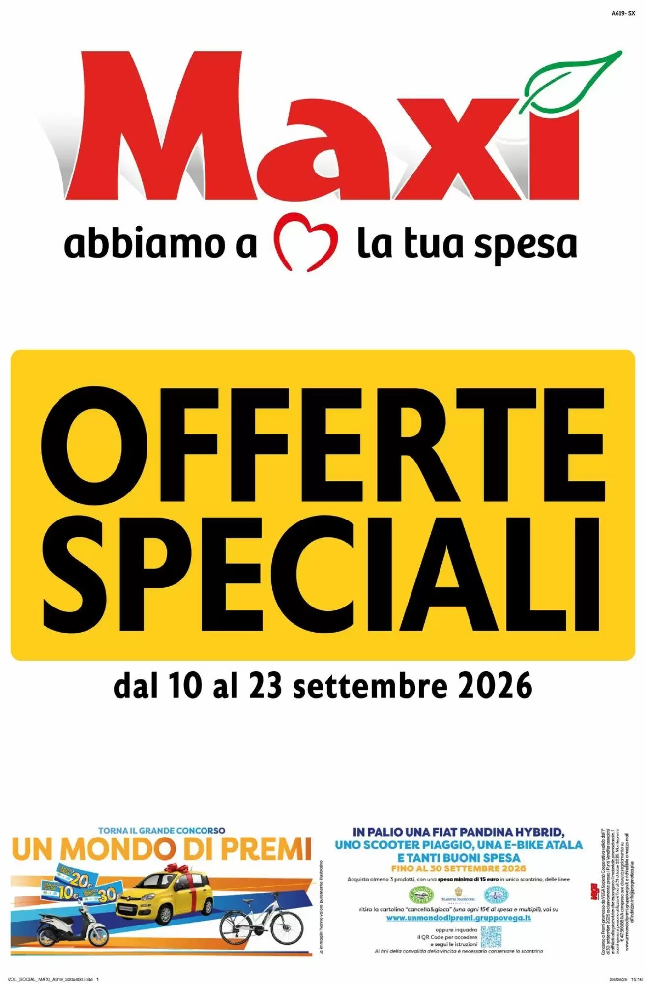 Volantino promozionale Maxi Supermercati  valide dal 10/09/2026 - Pagina 1.