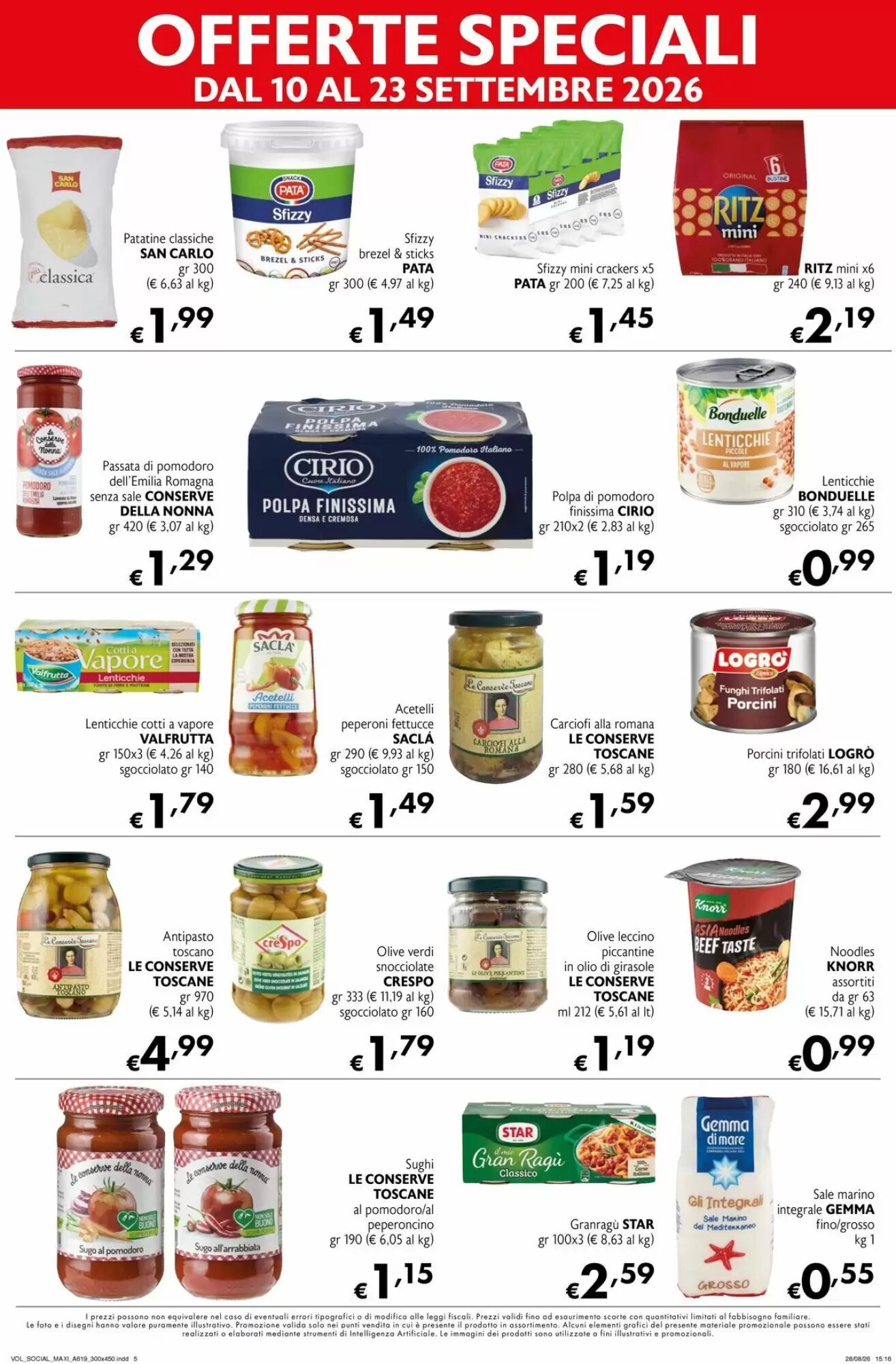 Volantino promozionale Maxi Supermercati  valide dal 10/09/2026 - Pagina 5.