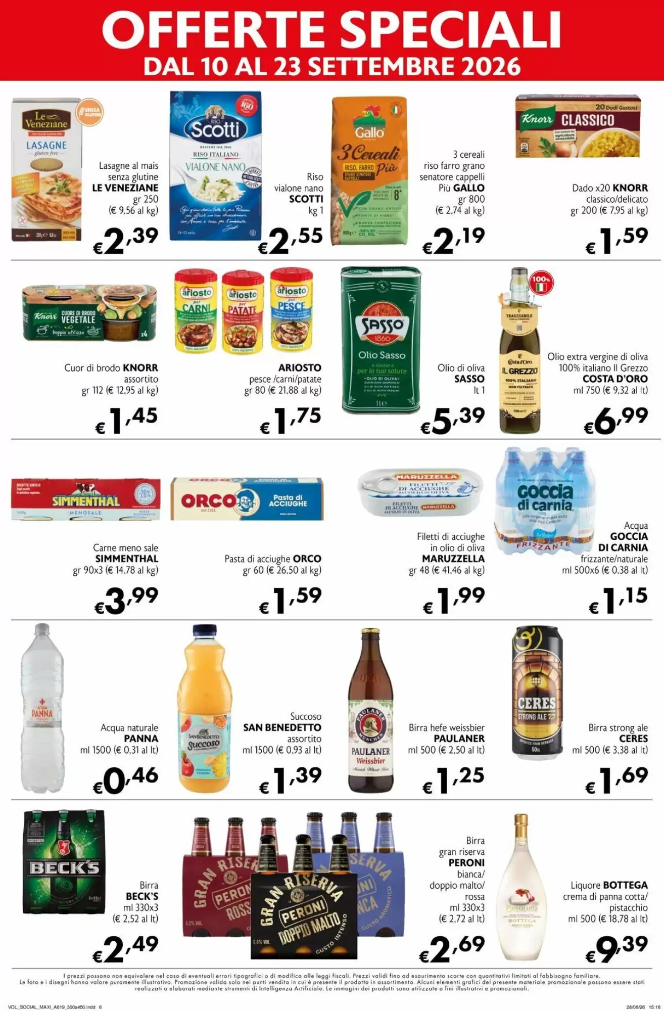 Volantino promozionale Maxi Supermercati  valide dal 10/09/2026 - Pagina 6.