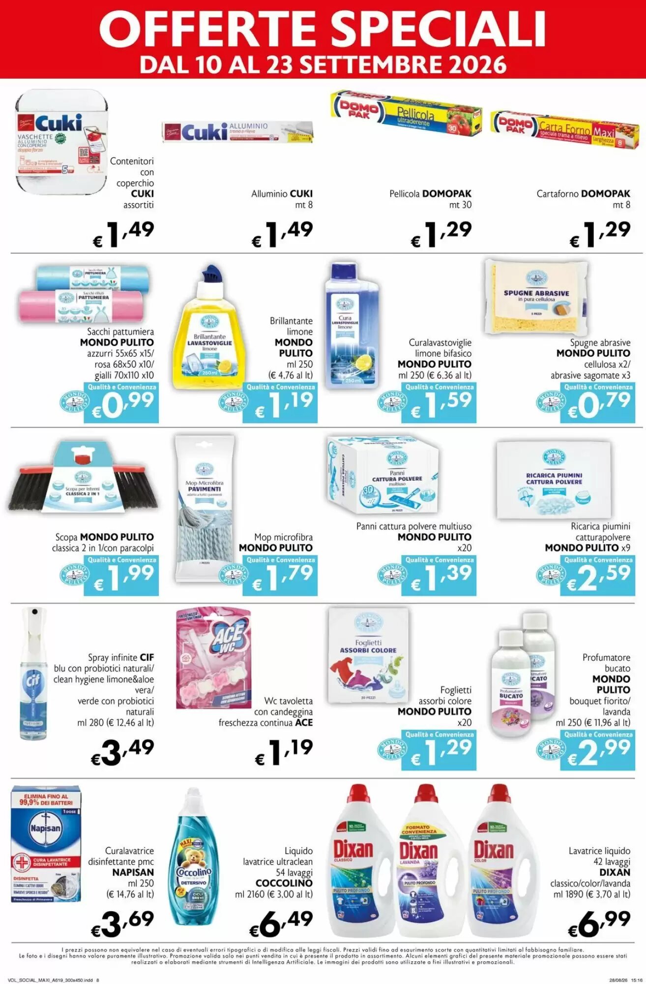 Volantino promozionale Maxi Supermercati  valide dal 10/09/2026 - Pagina 8.