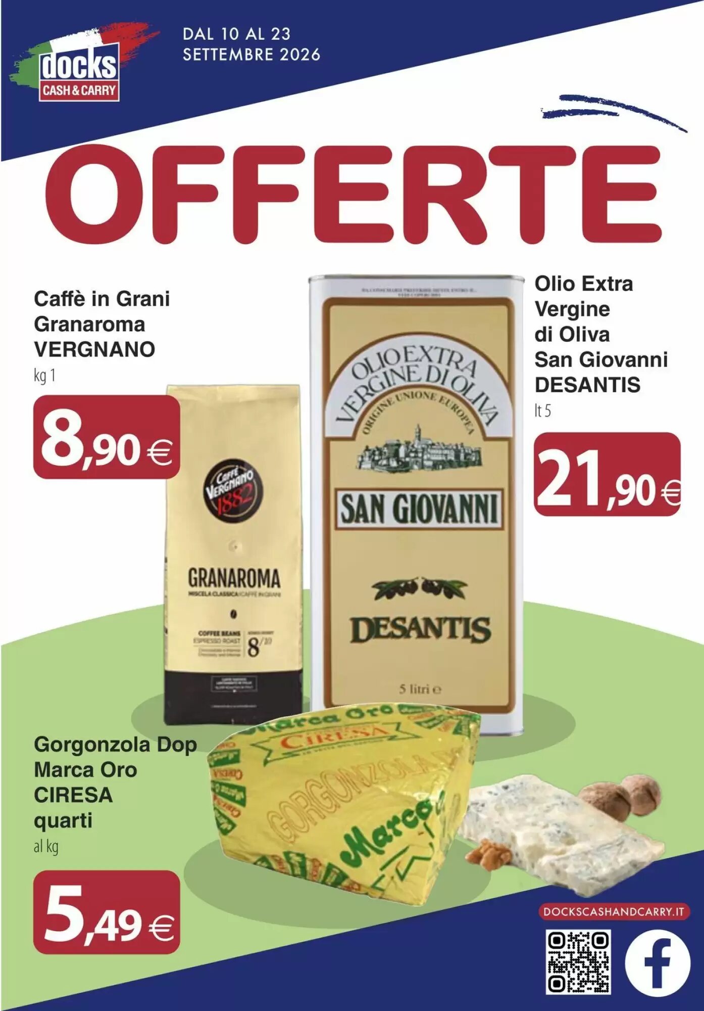 Volantino promozionale Docks Cash&Carry valide dal 10/09/2026 - Pagina 1.