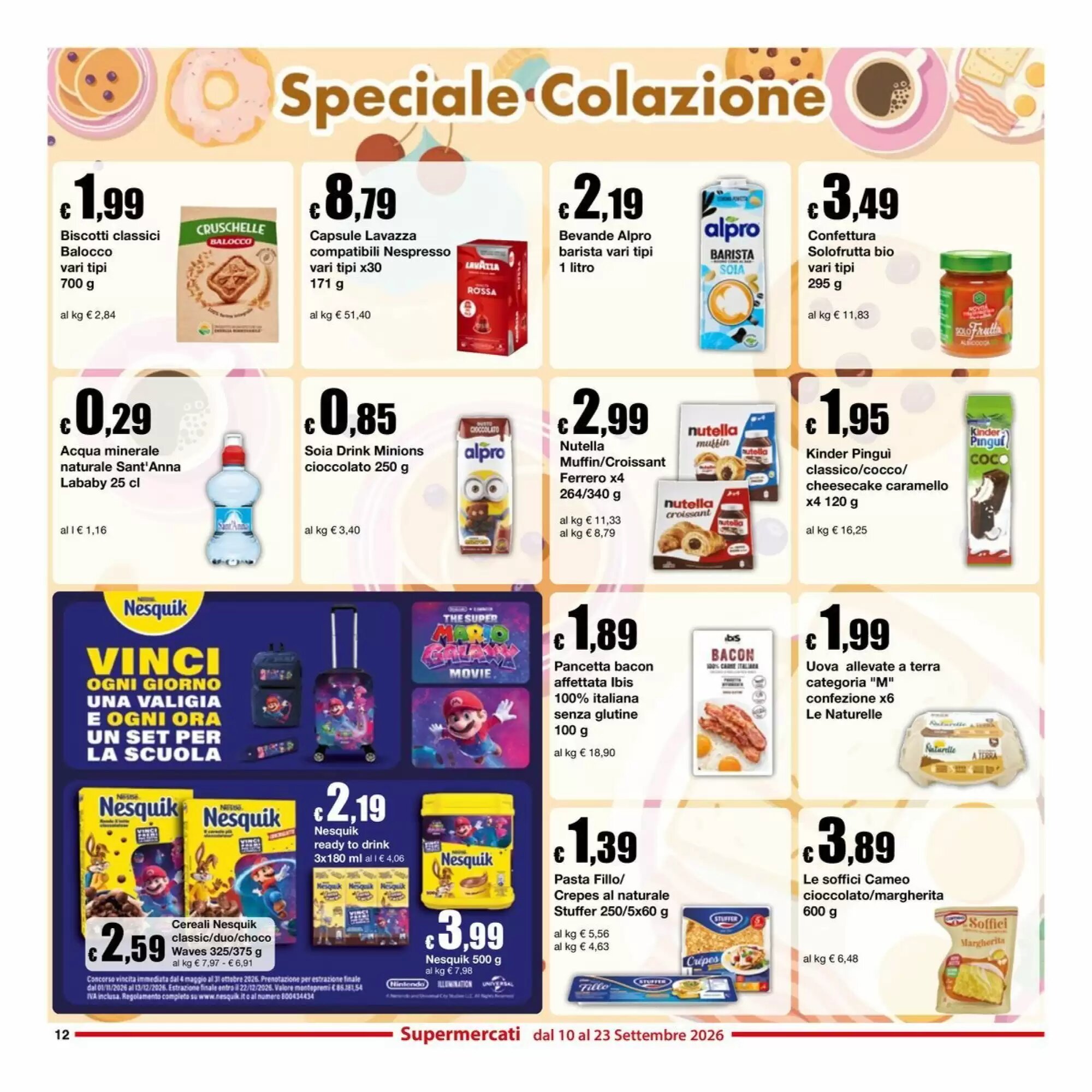 Volantino promozionale Sì con te  valide dal 10/09/2026 - Pagina 12.