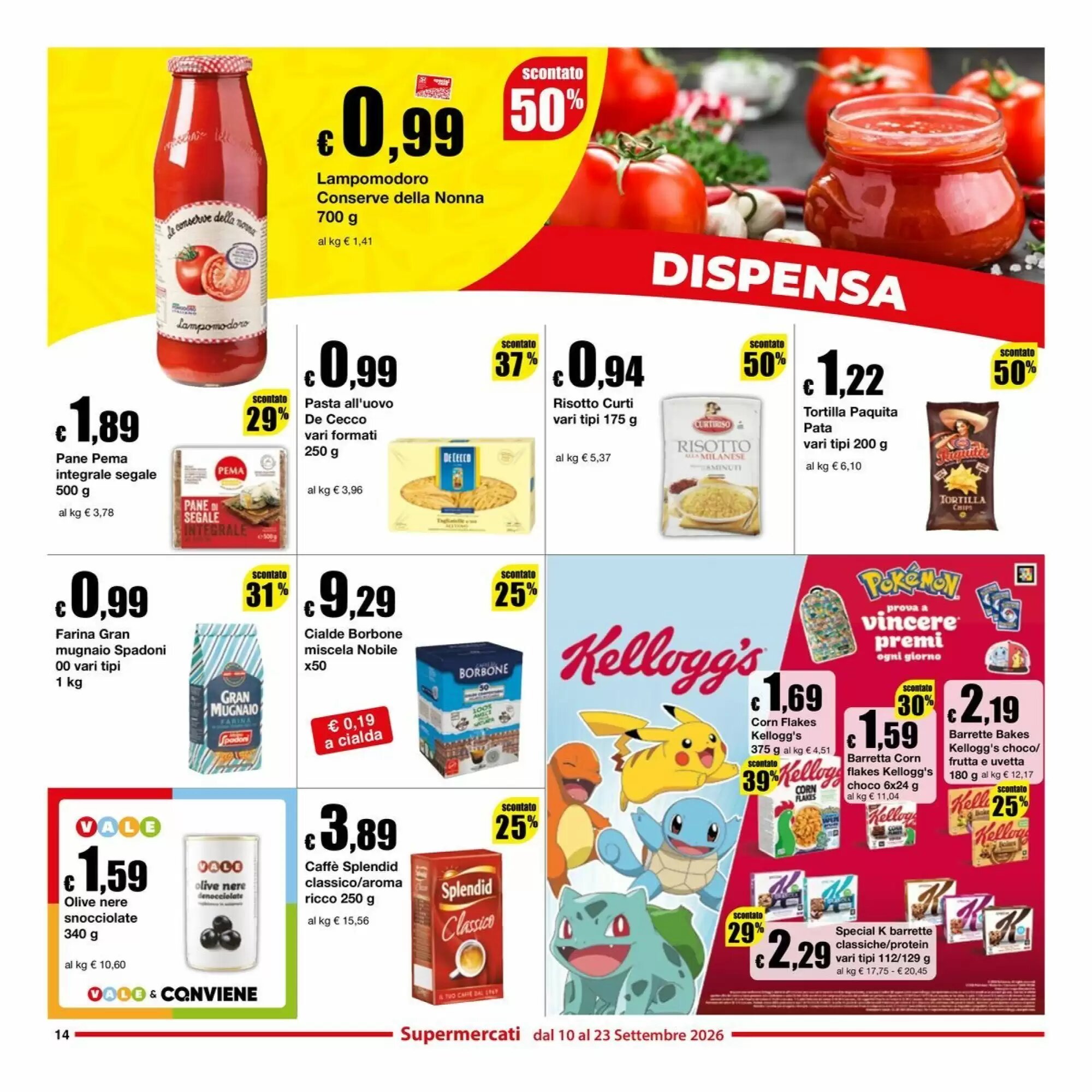 Volantino promozionale Sì con te  valide dal 10/09/2026 - Pagina 14.