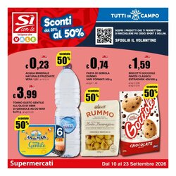 Volantino promozionale Sì con te  valide dal 10/09/2026