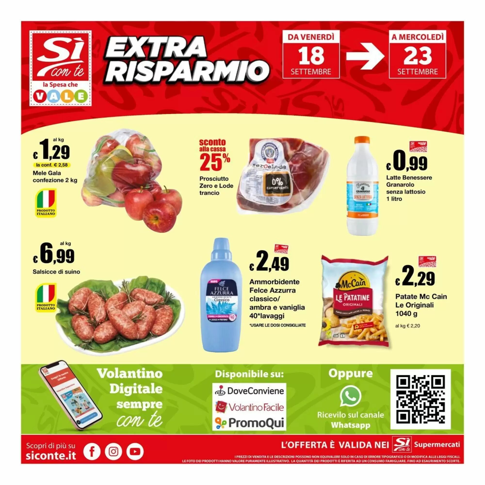 Volantino promozionale Sì con te  valide dal 10/09/2026 - Pagina 20.