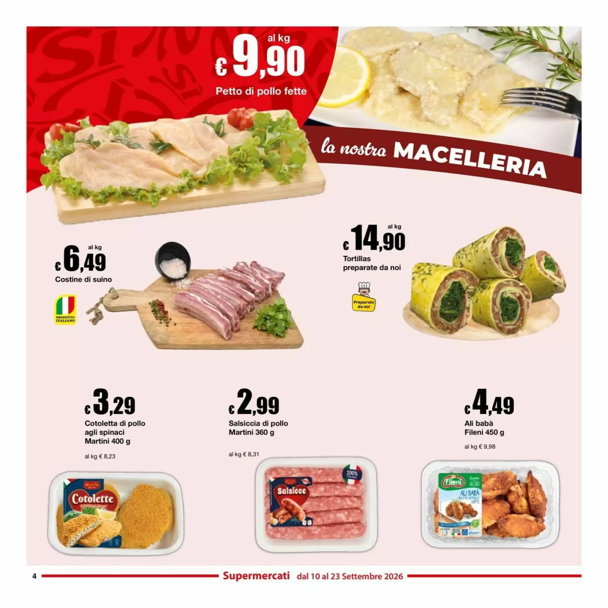 Volantino promozionale Sì con te  valide dal 10/09/2026 - Pagina 4.