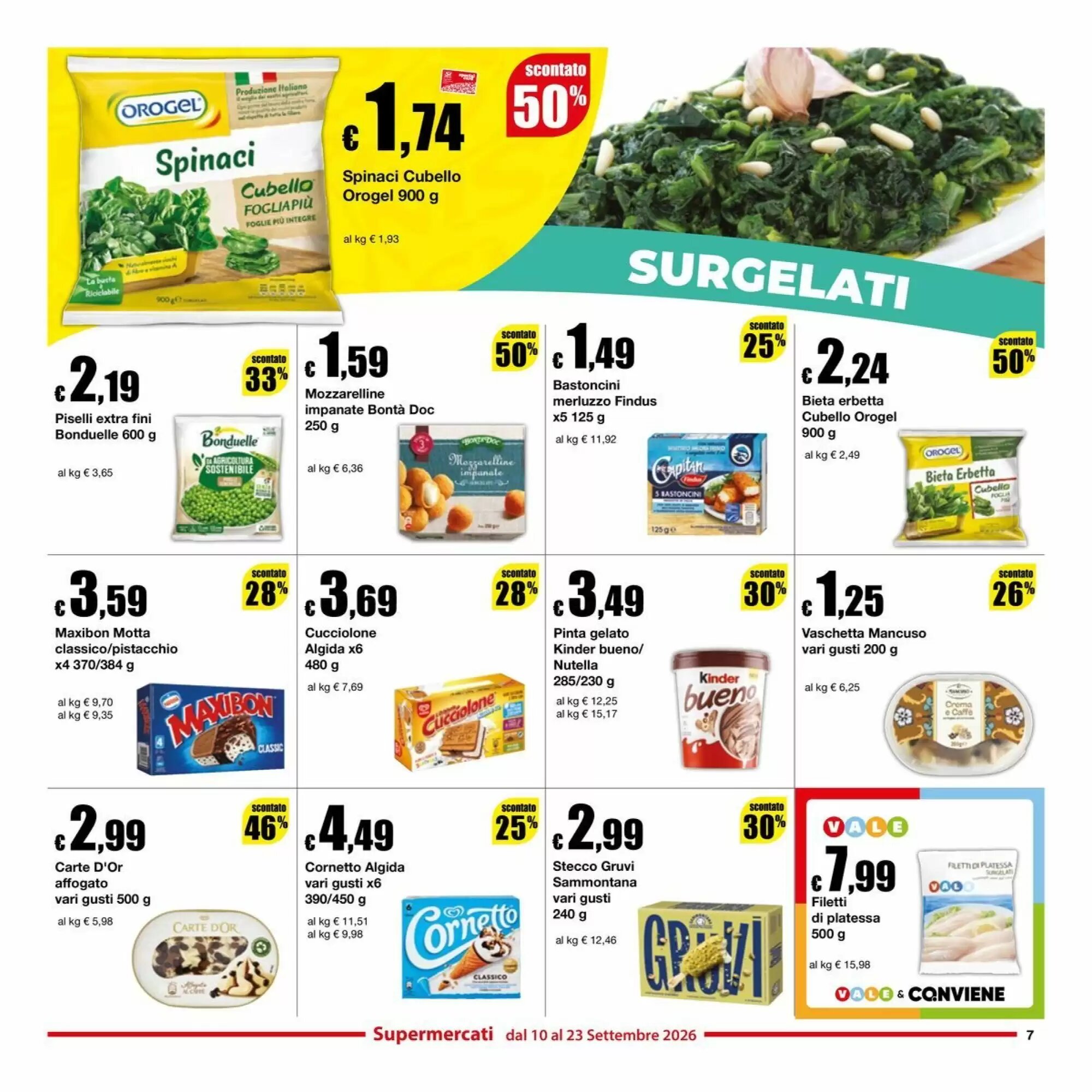 Volantino promozionale Sì con te  valide dal 10/09/2026 - Pagina 7.