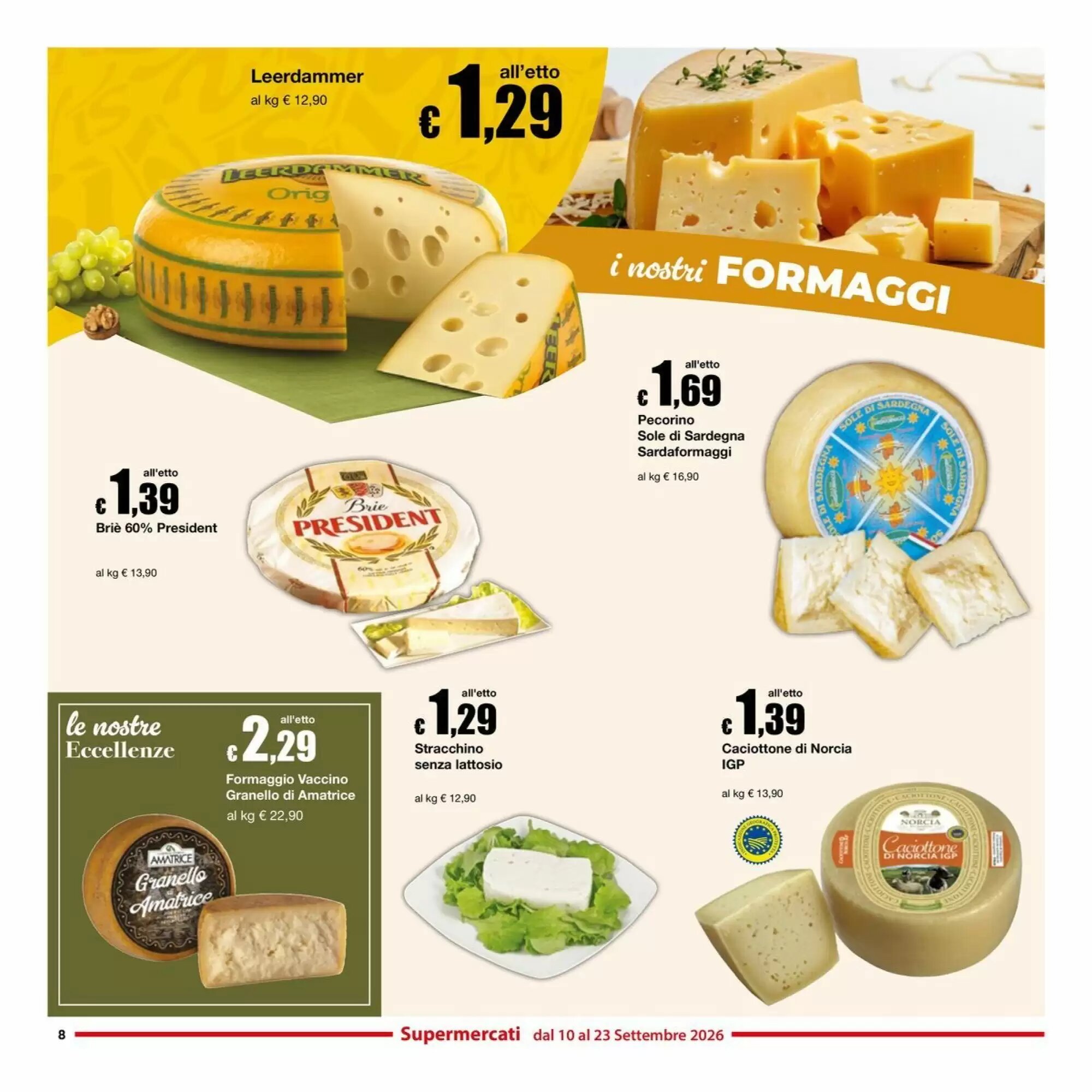 Volantino promozionale Sì con te  valide dal 10/09/2026 - Pagina 8.