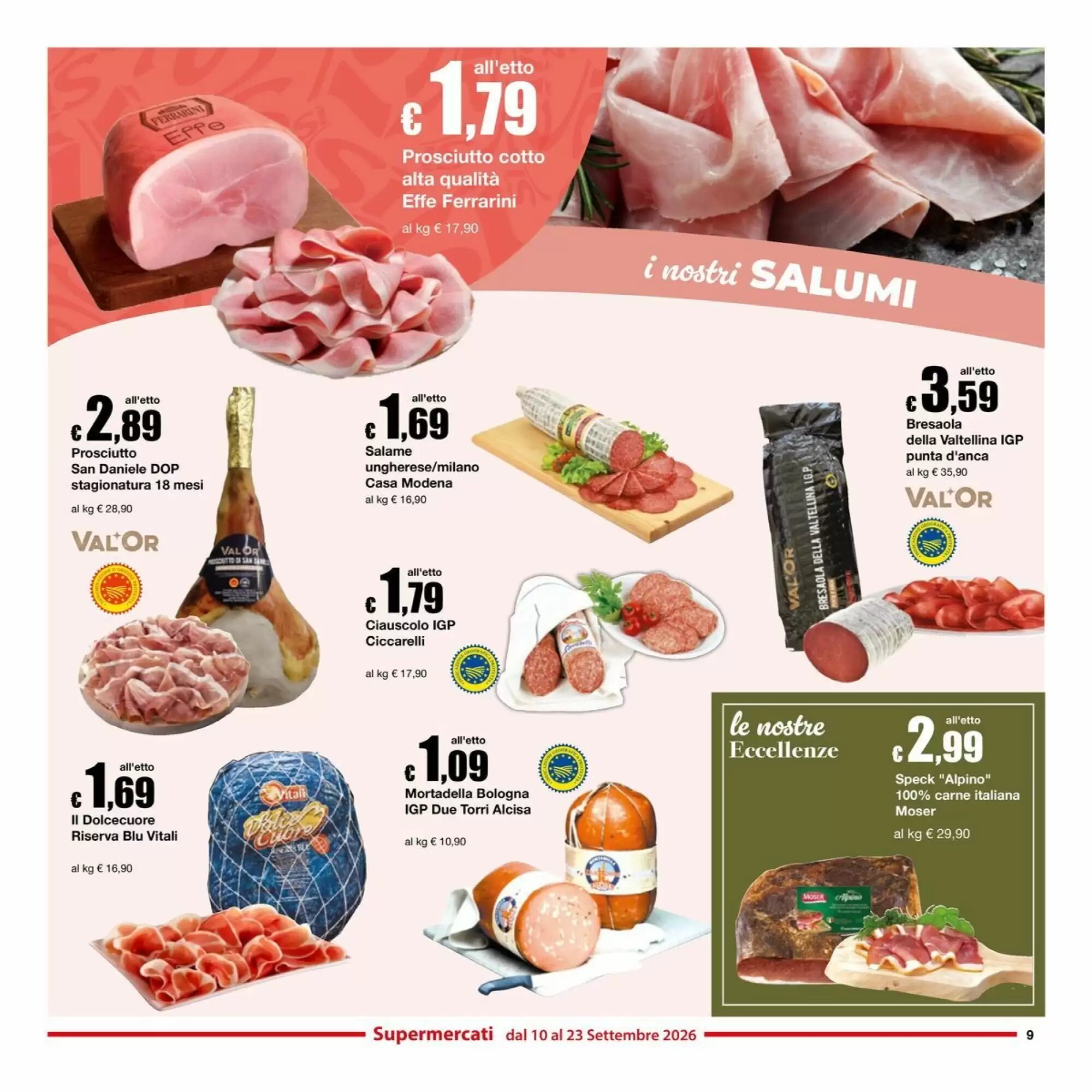 Volantino promozionale Sì con te  valide dal 10/09/2026 - Pagina 9.