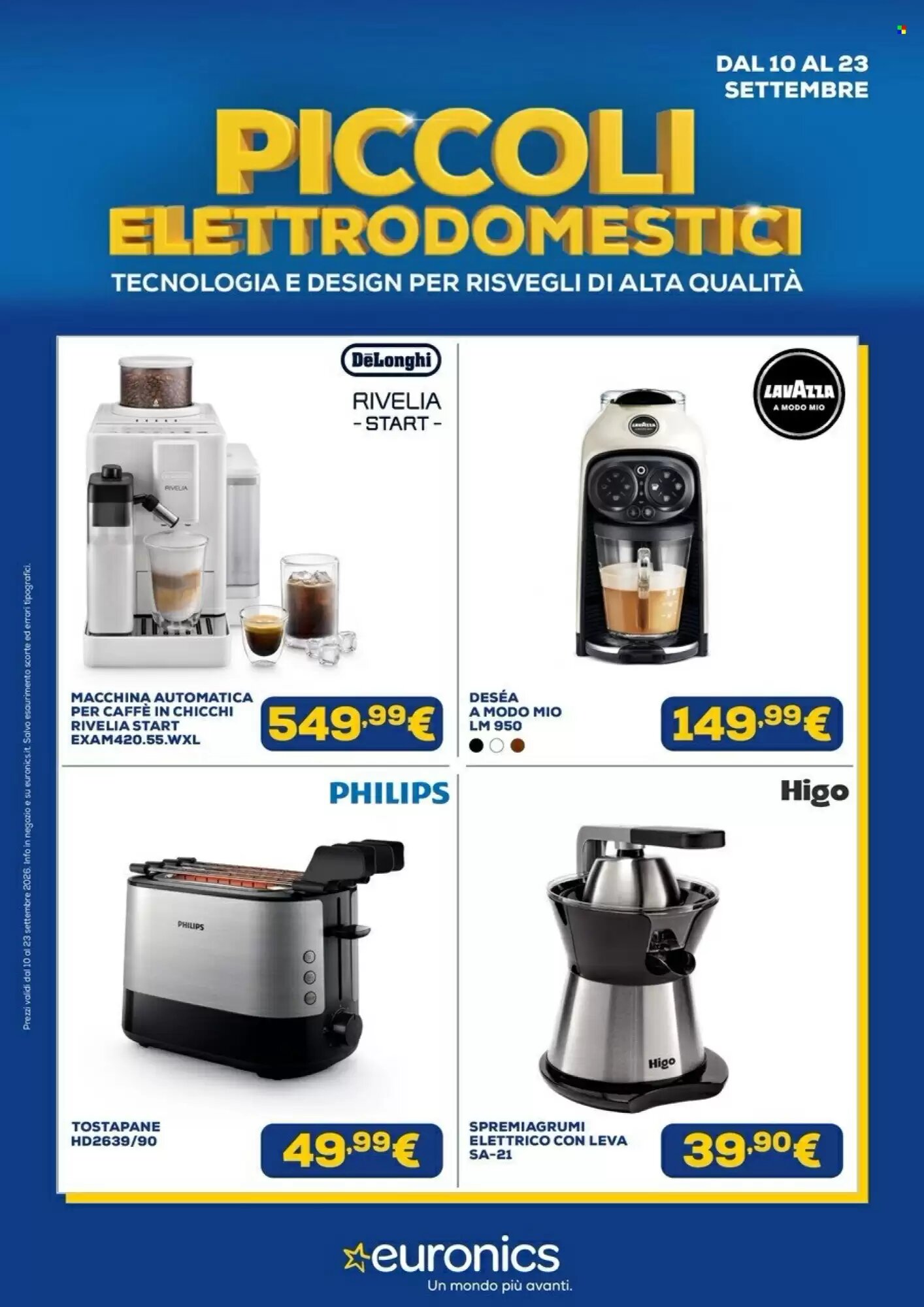 Volantino promozionale Euronics valide dal 10/09/2026 - Pagina 1.