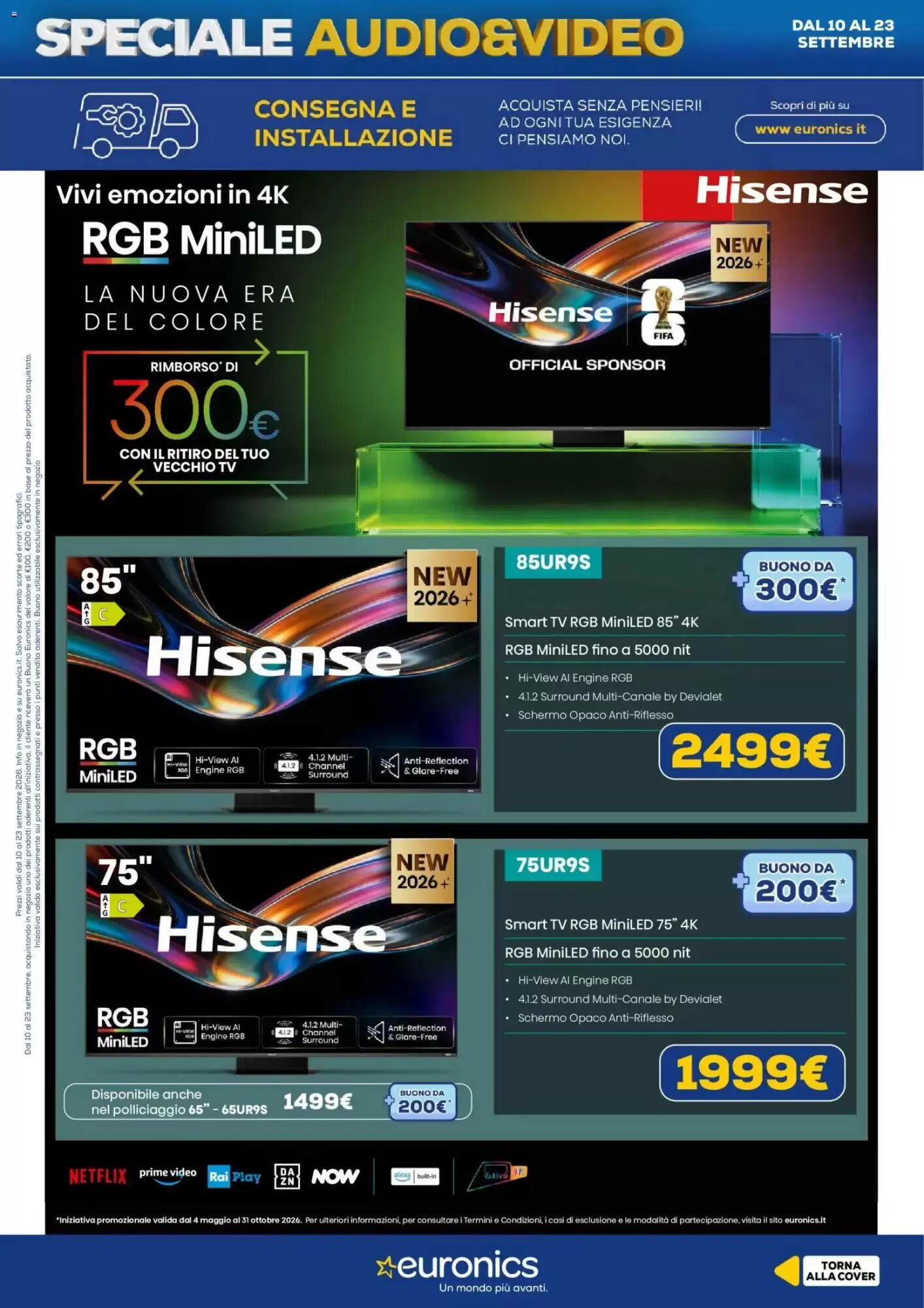 Volantino promozionale Euronics  valide dal 10/09/2026 - Pagina 11.