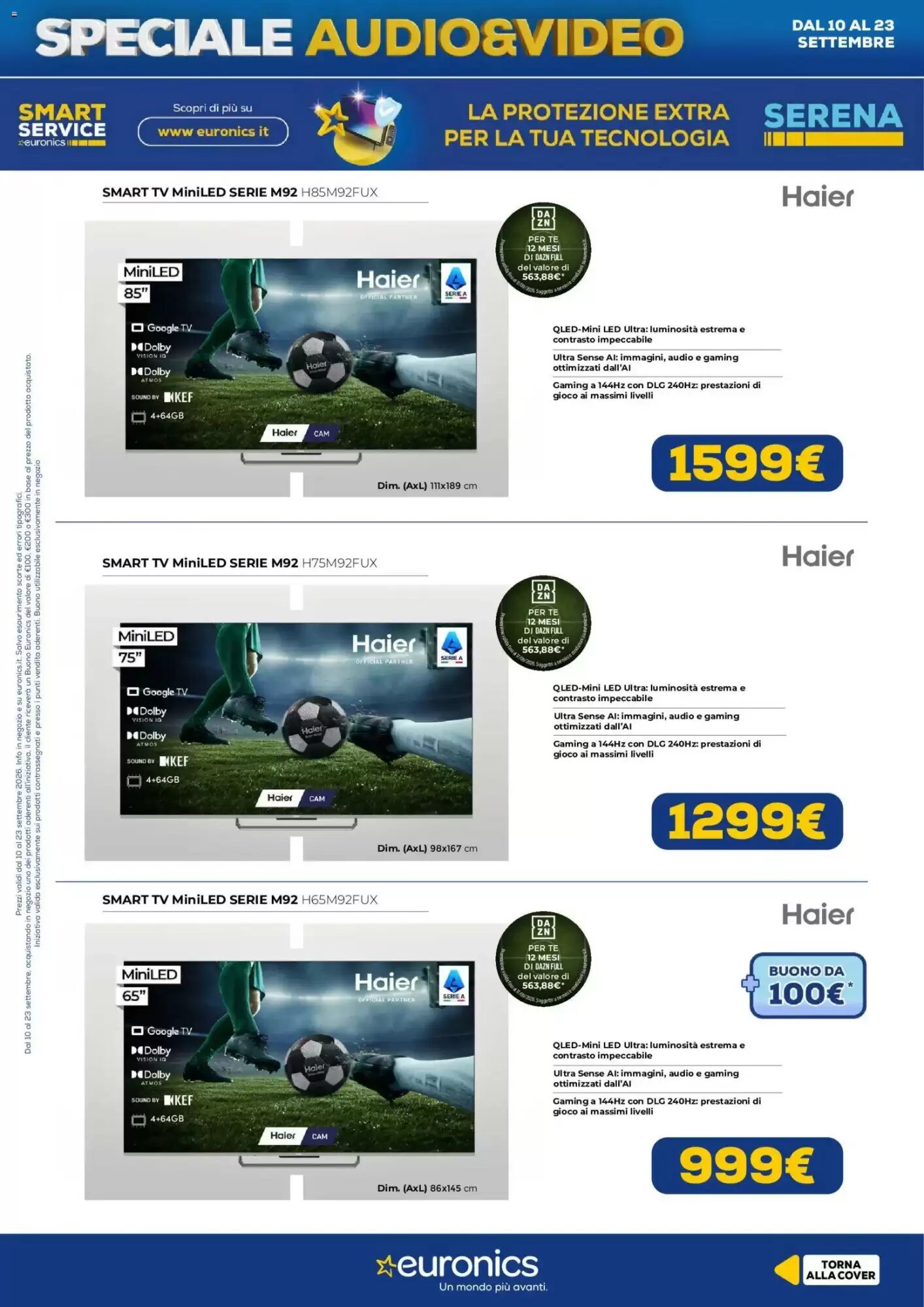 Volantino promozionale Euronics  valide dal 10/09/2026 - Pagina 14.