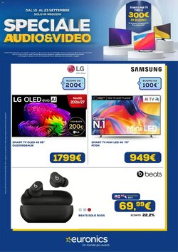 Volantino promozionale Euronics  valide dal 10/09/2026