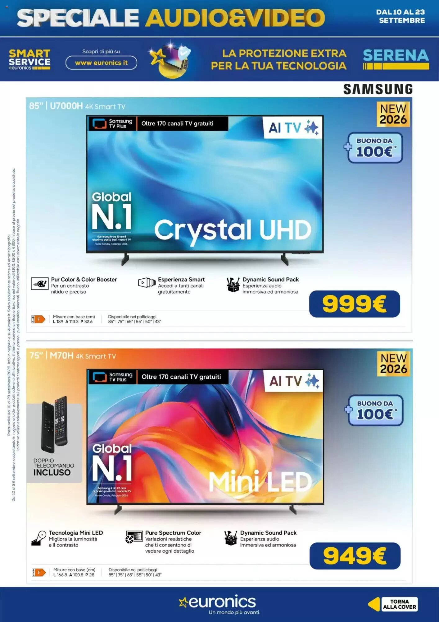 Volantino promozionale Euronics  valide dal 10/09/2026 - Pagina 8.