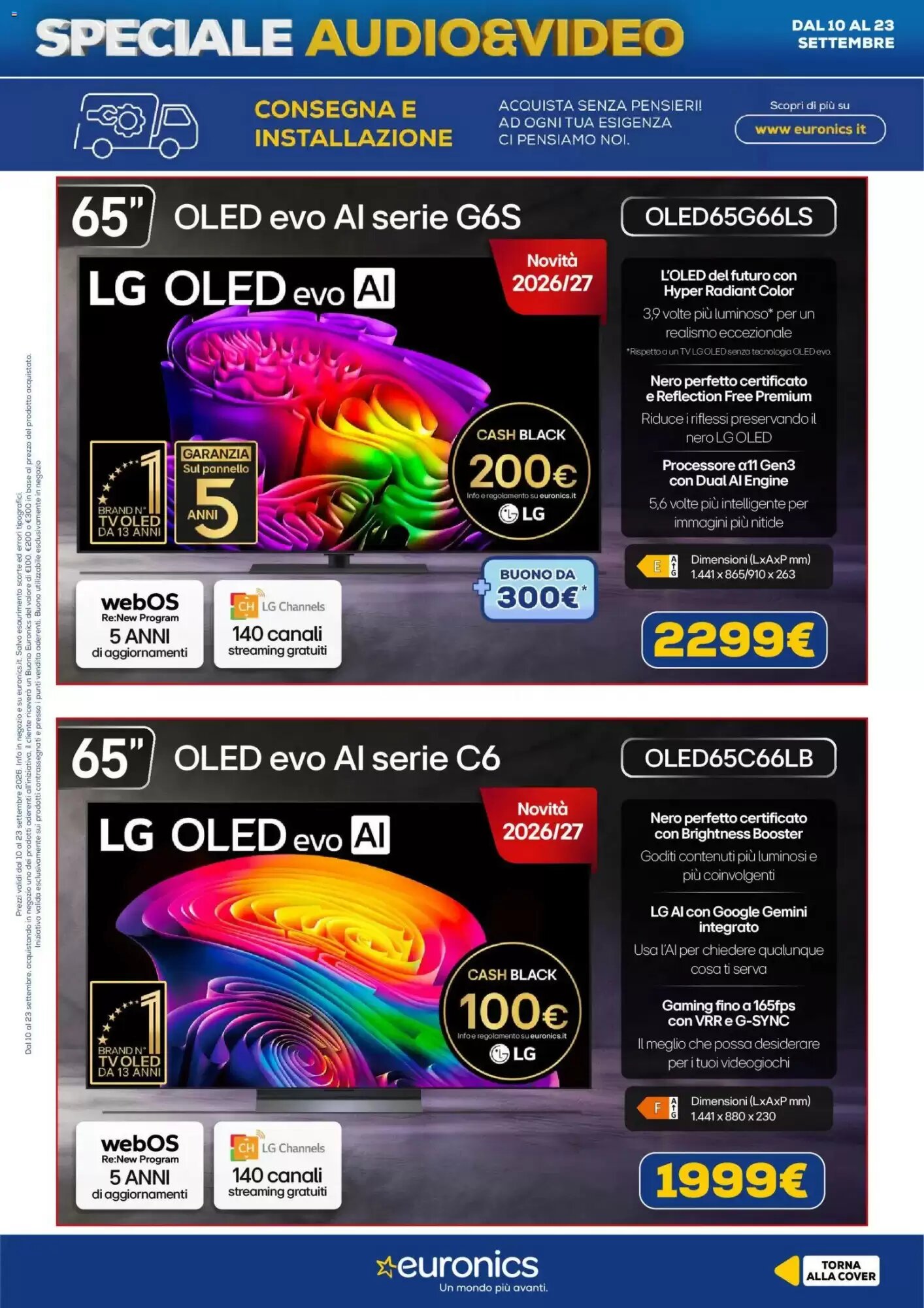 Volantino promozionale Euronics  valide dal 10/09/2026 - Pagina 9.