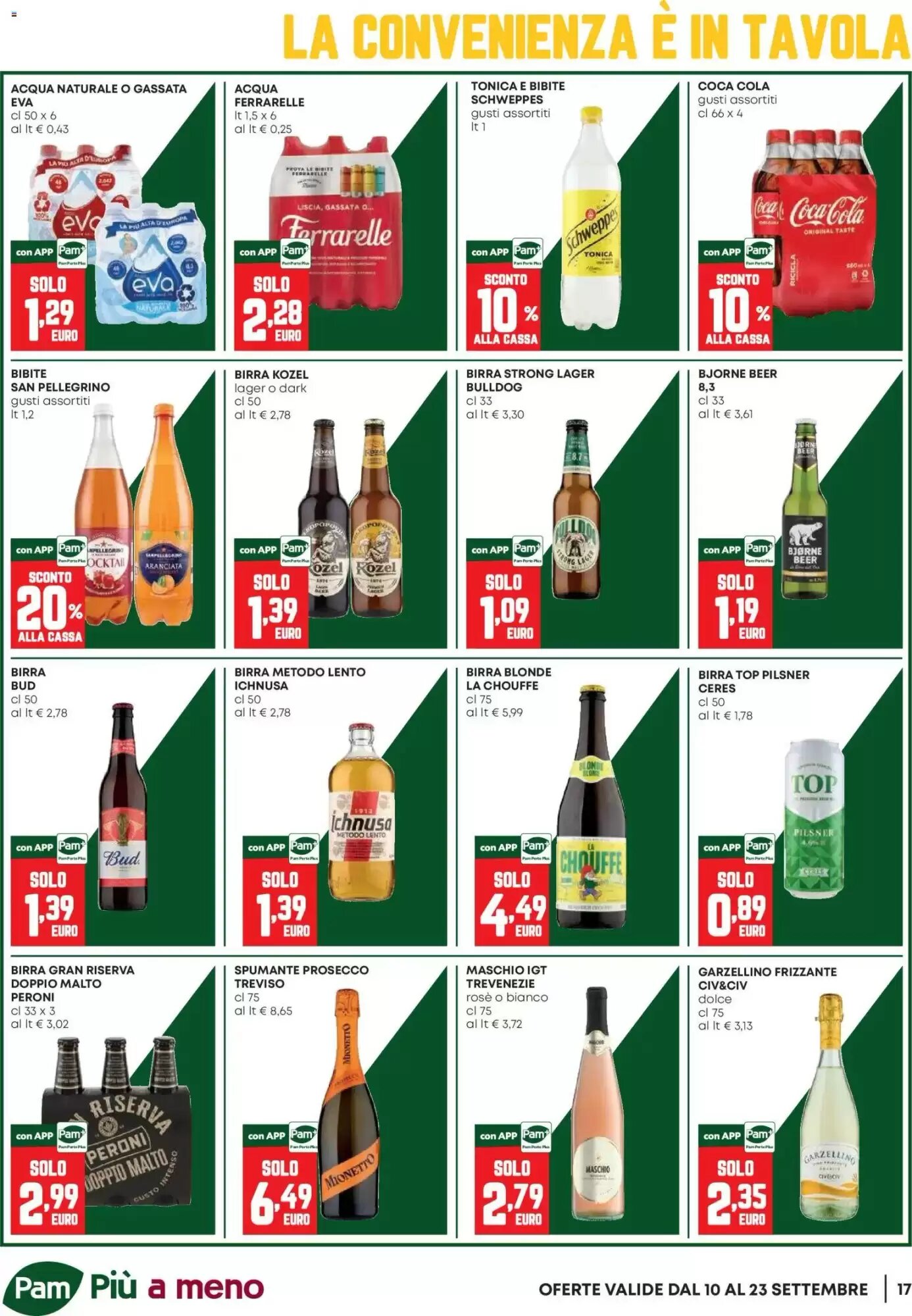 Volantino promozionale Pam  valide dal 10/09/2026 - Pagina 17.