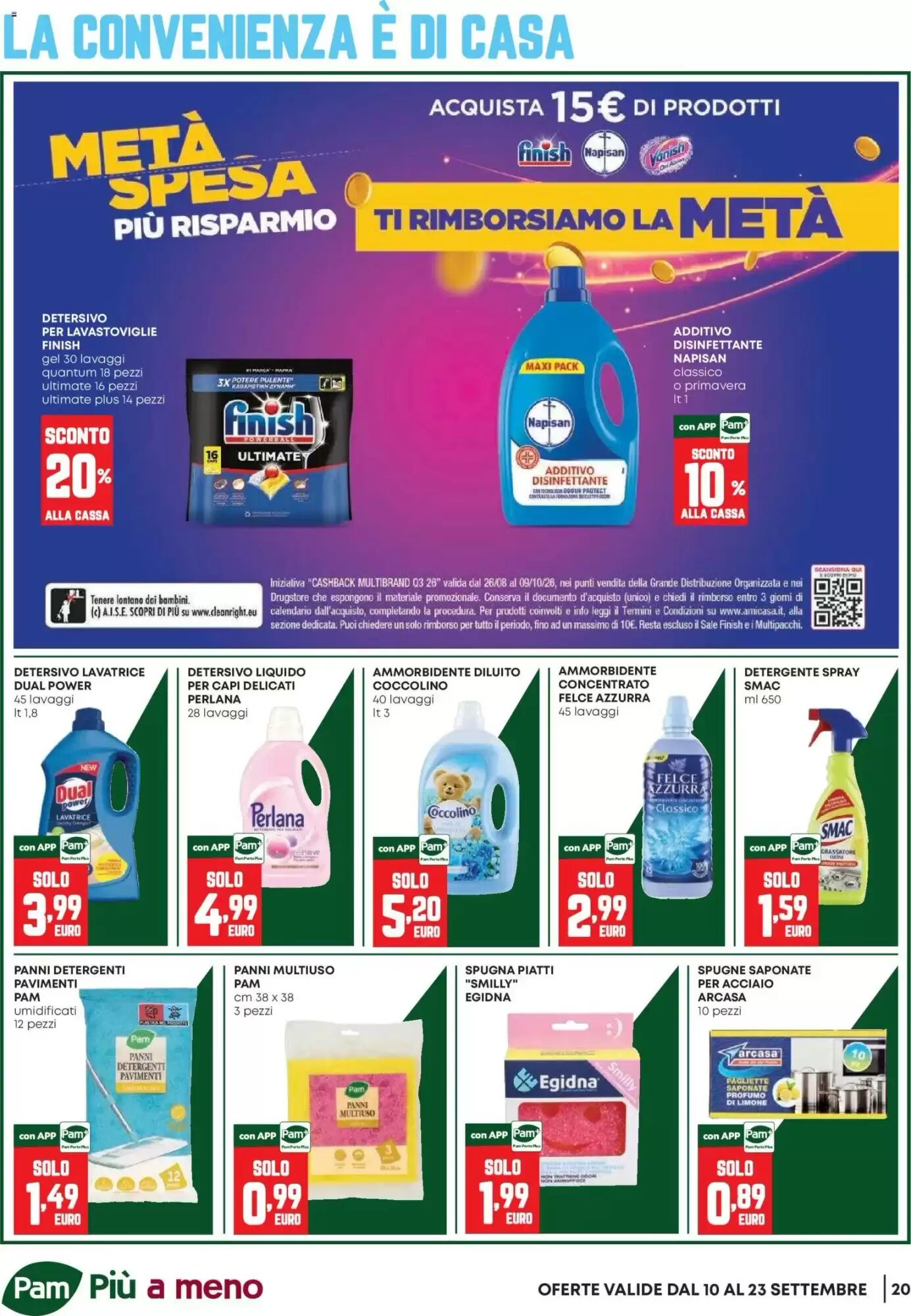 Volantino promozionale Pam  valide dal 10/09/2026 - Pagina 20.