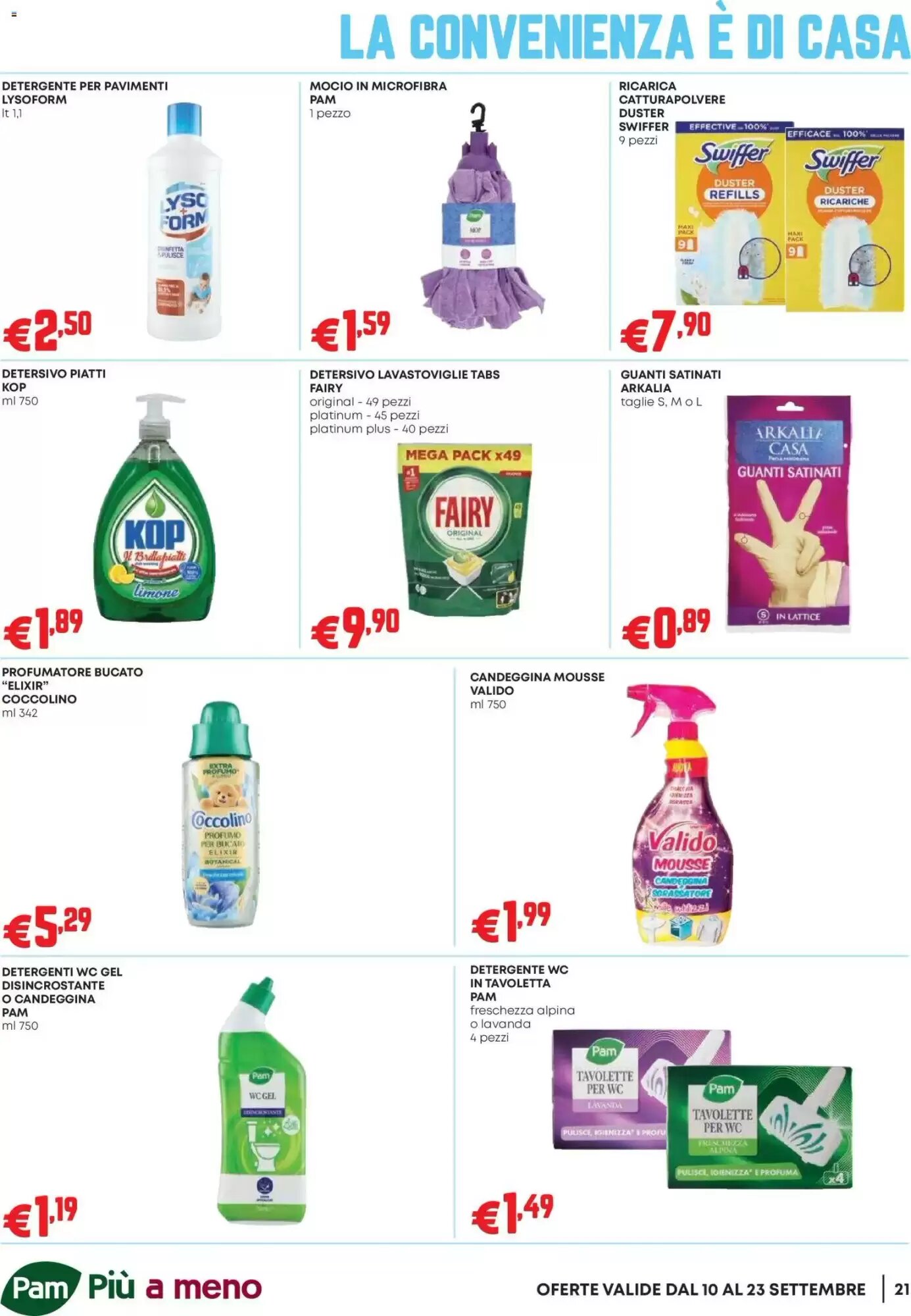 Volantino promozionale Pam  valide dal 10/09/2026 - Pagina 21.