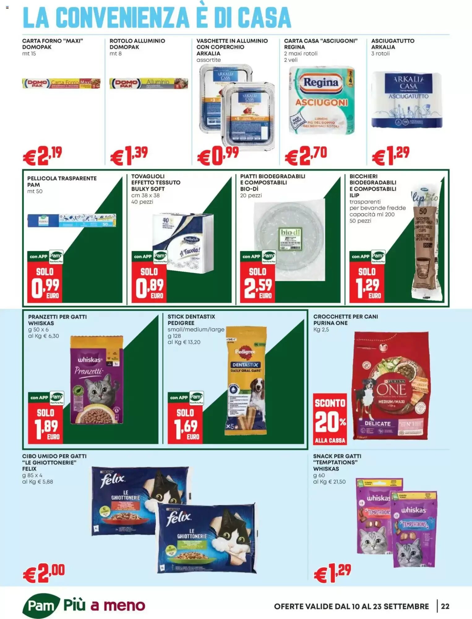 Volantino promozionale Pam  valide dal 10/09/2026 - Pagina 22.
