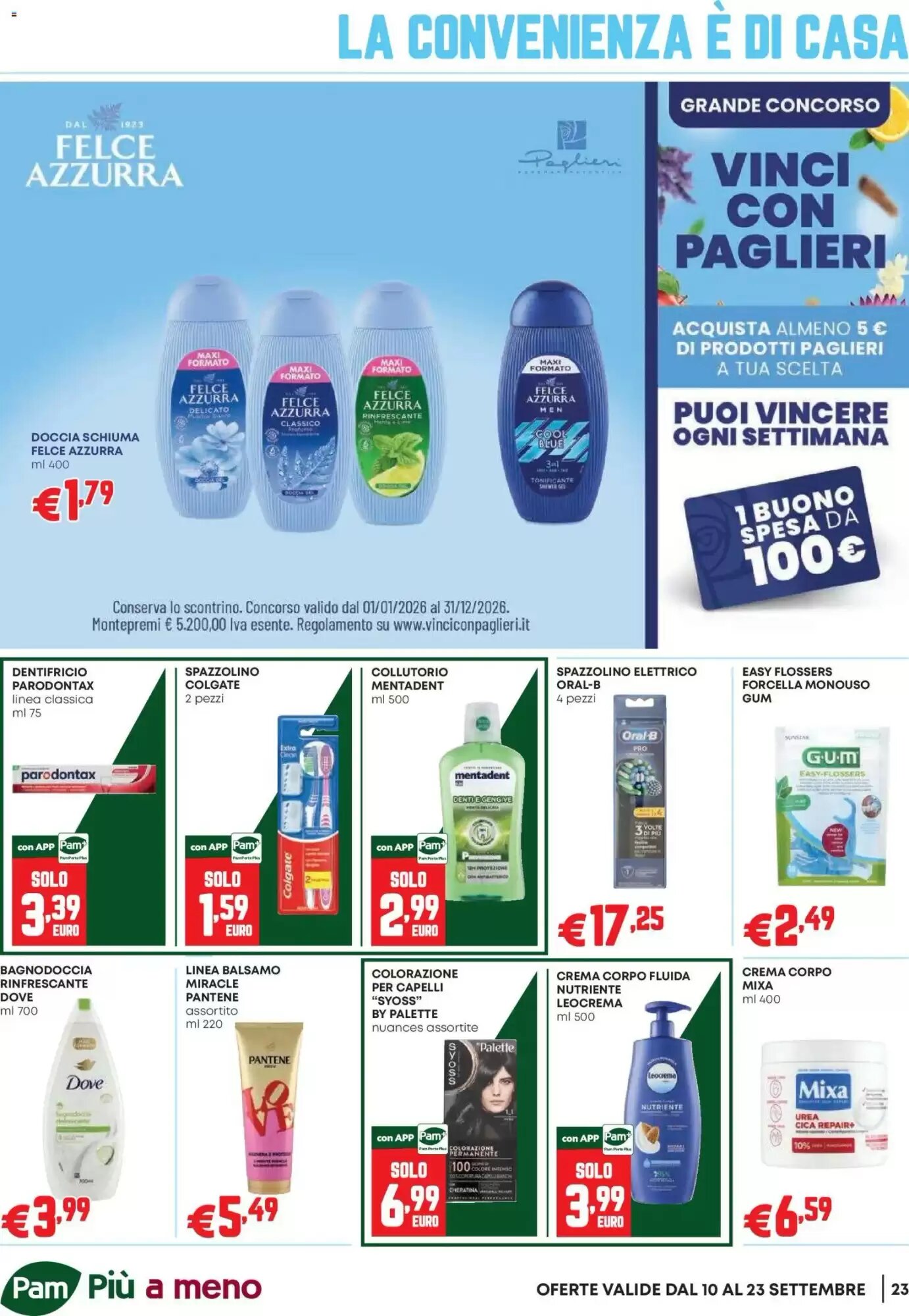 Volantino promozionale Pam  valide dal 10/09/2026 - Pagina 23.