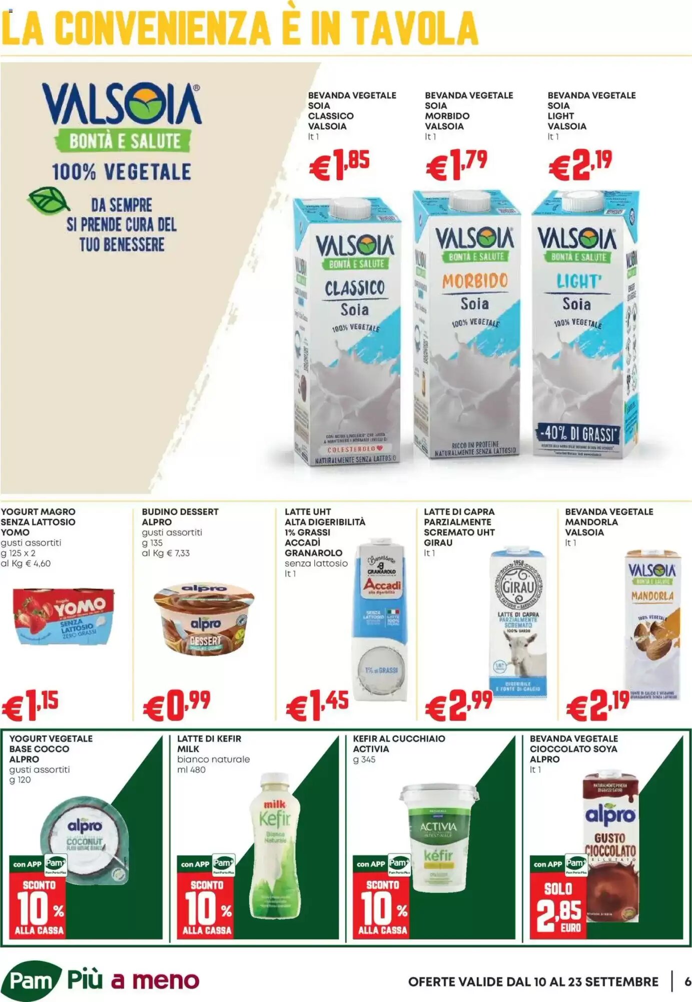 Volantino promozionale Pam  valide dal 10/09/2026 - Pagina 6.
