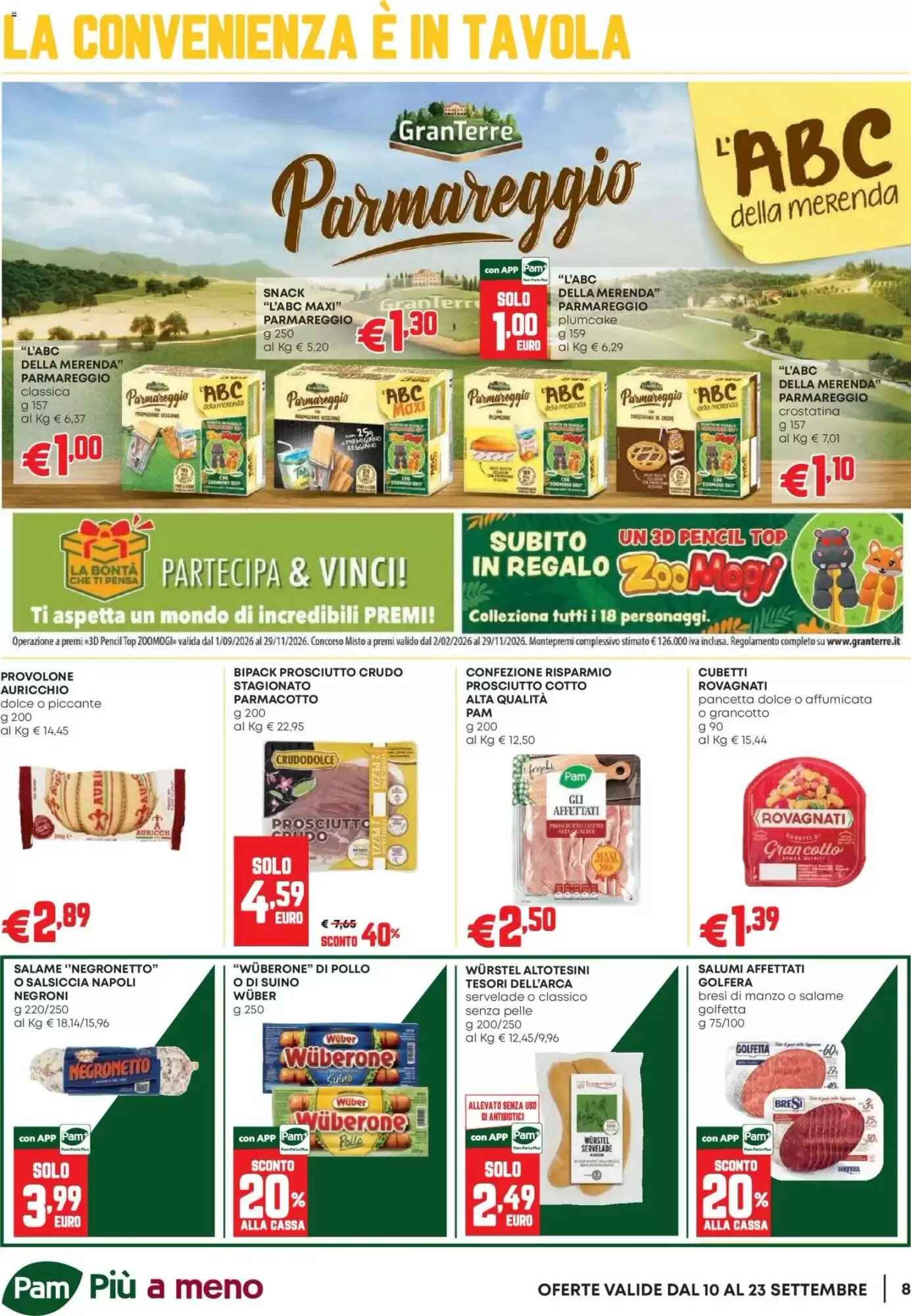 Volantino promozionale Pam  valide dal 10/09/2026 - Pagina 8.