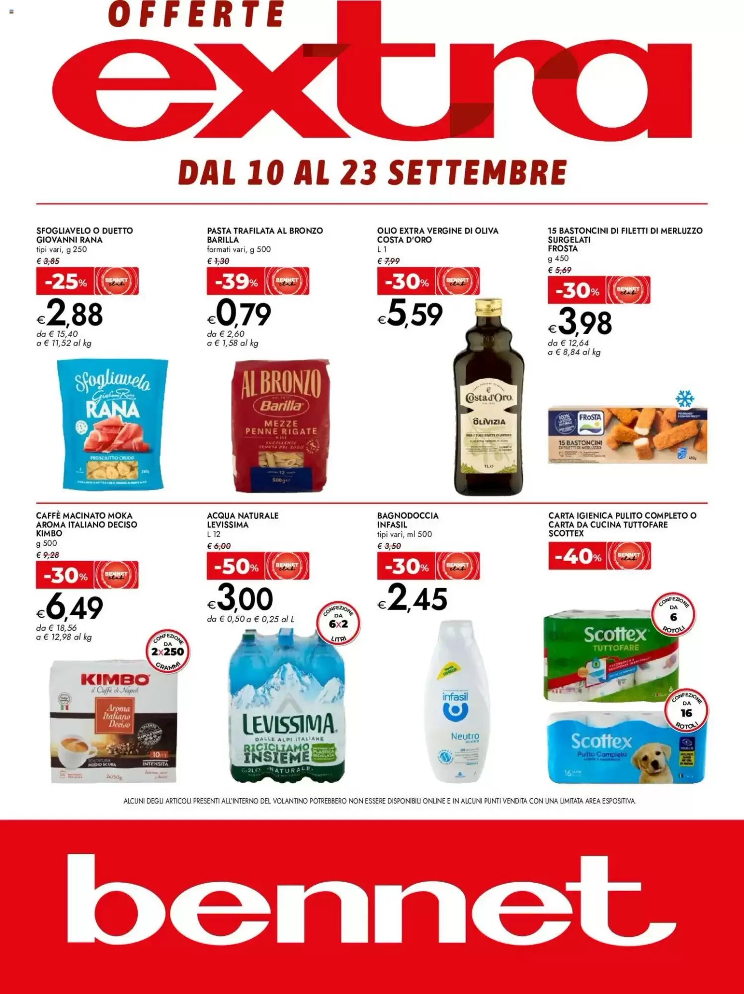 Volantino promozionale Bennet  valide dal 10/09/2026 - Pagina 1.