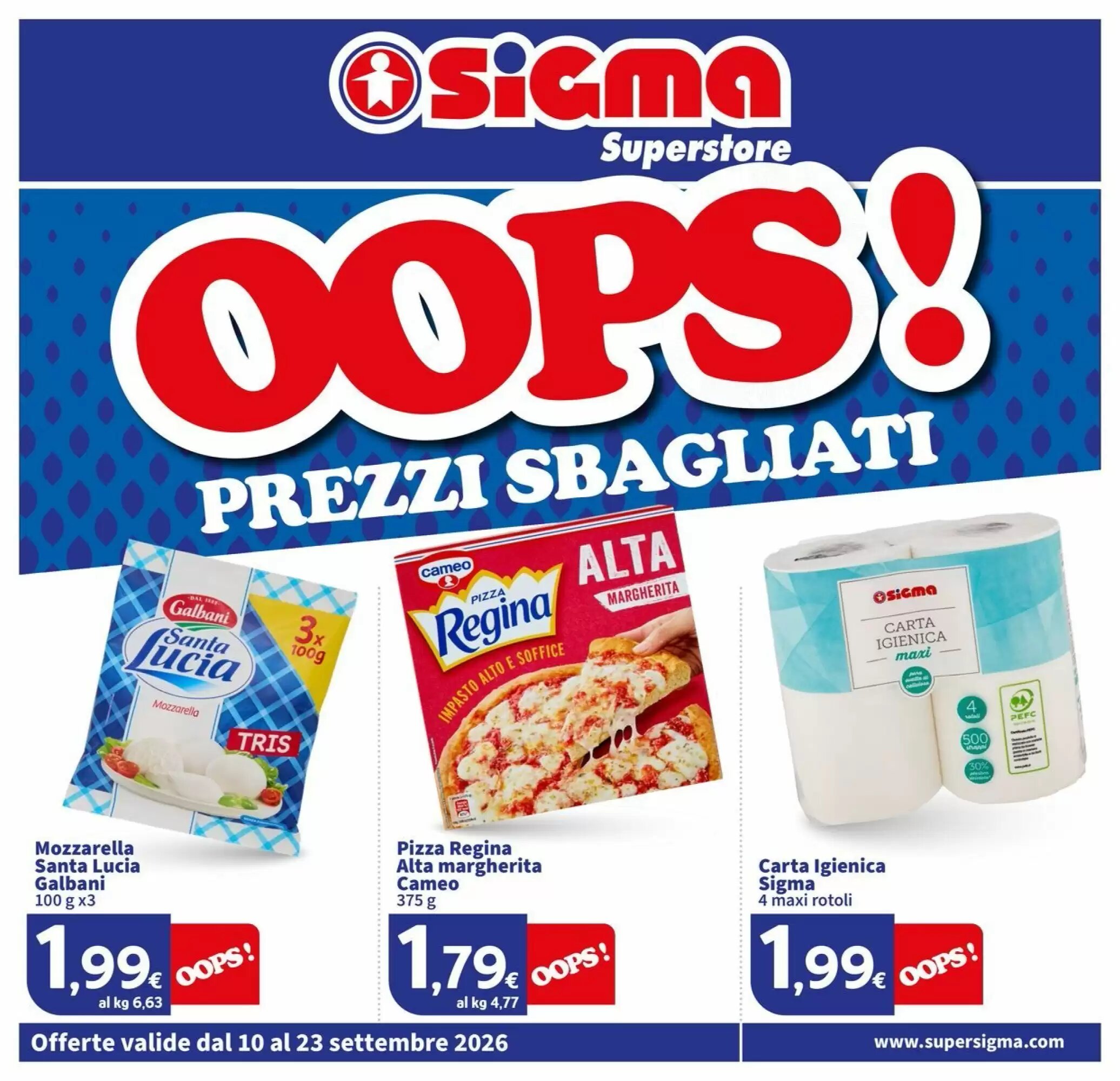 Volantino promozionale Sigma valide dal 10/09/2026 - Pagina 1.