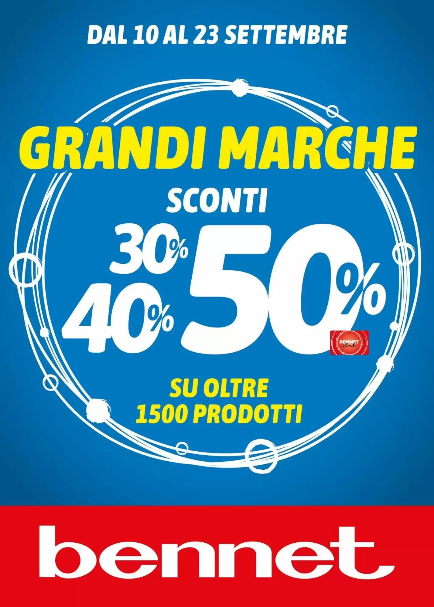 Volantino promozionale Bennet  valide dal 10/09/2026 - Pagina 1.