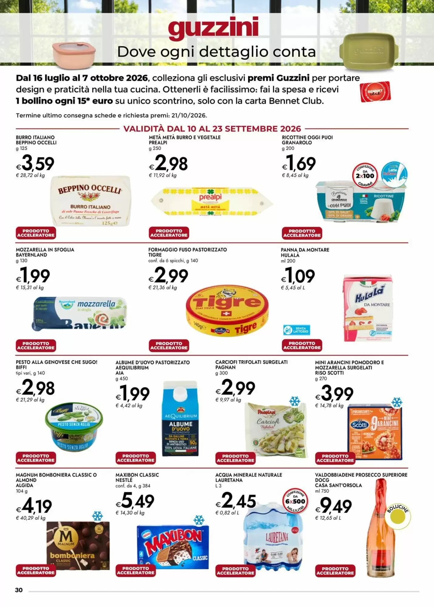 Volantino promozionale Bennet  valide dal 10/09/2026 - Pagina 30.