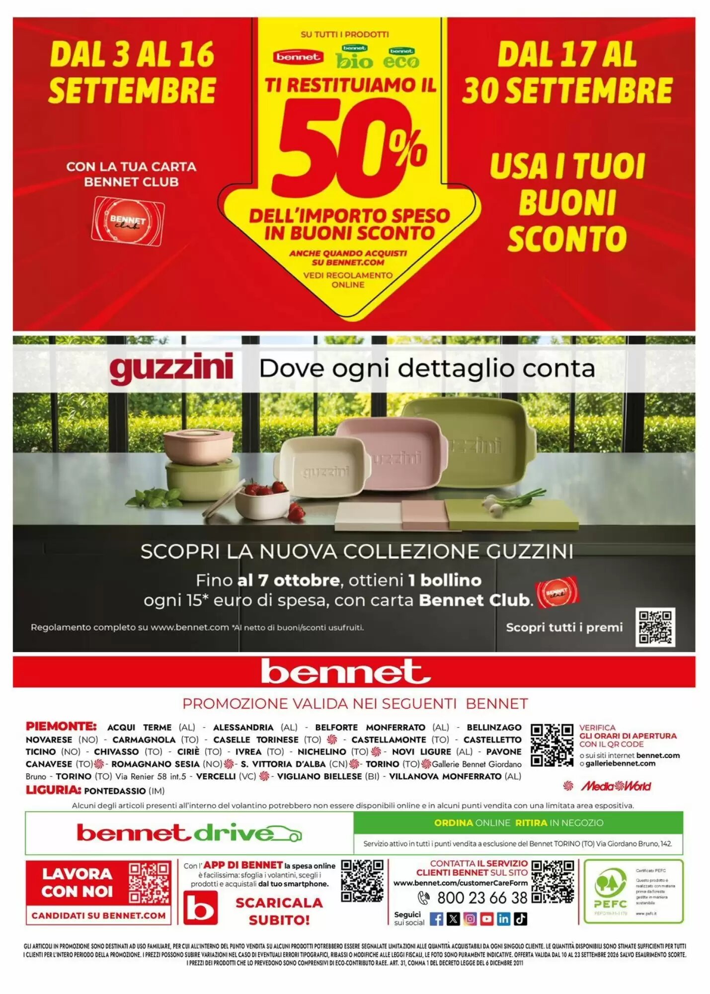 Volantino promozionale Bennet  valide dal 10/09/2026 - Pagina 36.