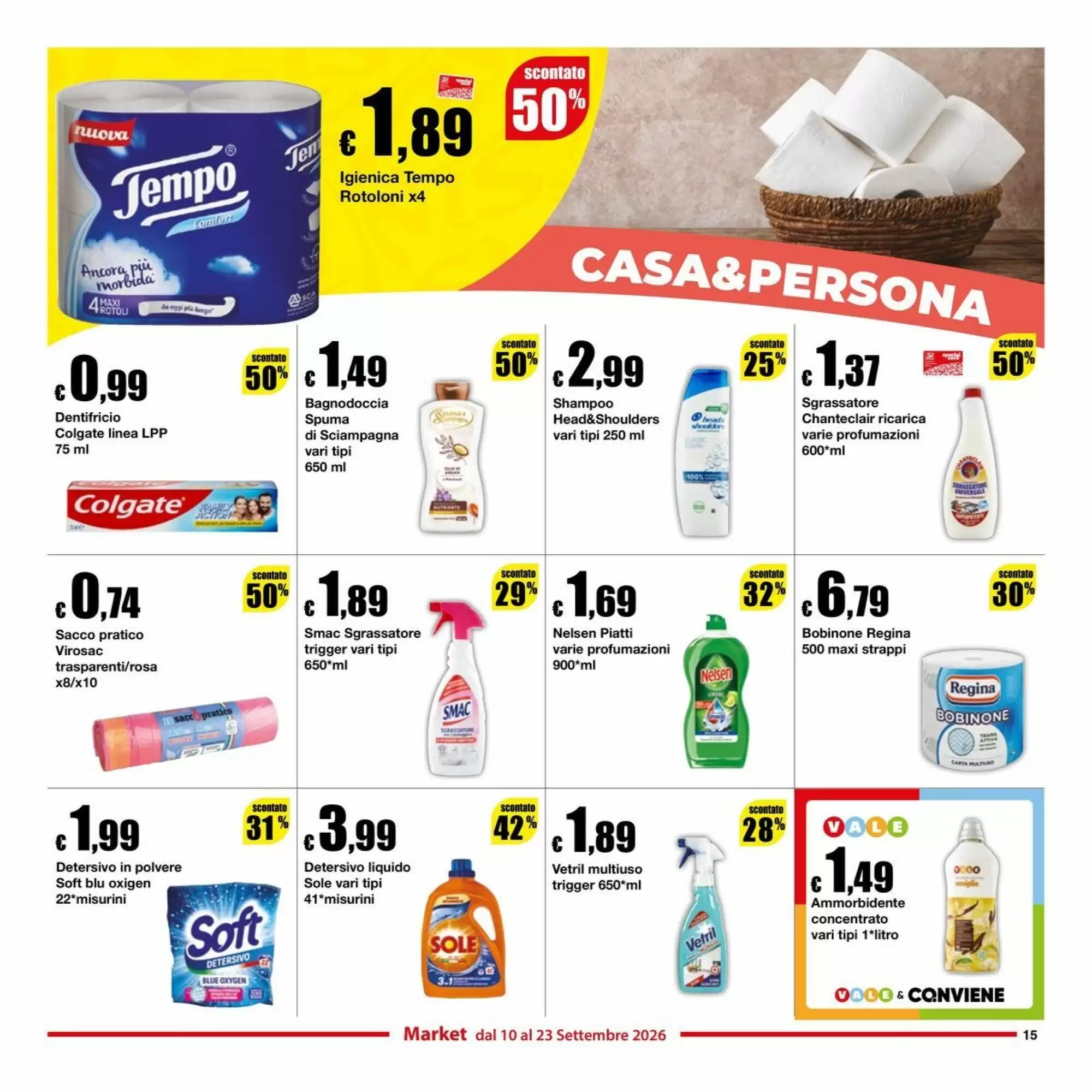 Volantino promozionale Sì con te  valide dal 10/09/2026 - Pagina 15.