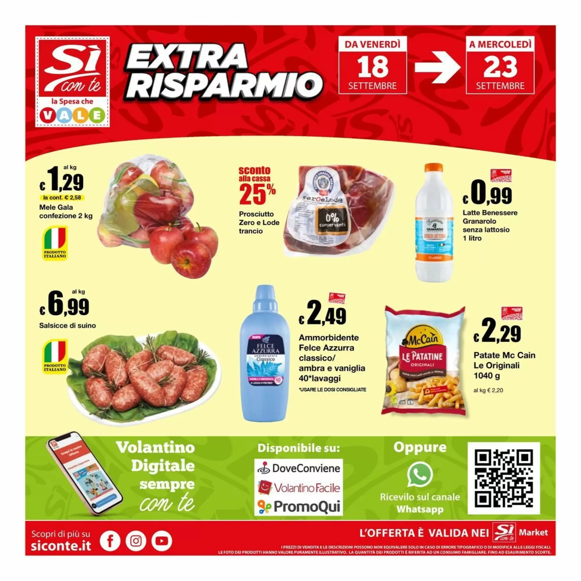 Volantino promozionale Sì con te  valide dal 10/09/2026 - Pagina 16.