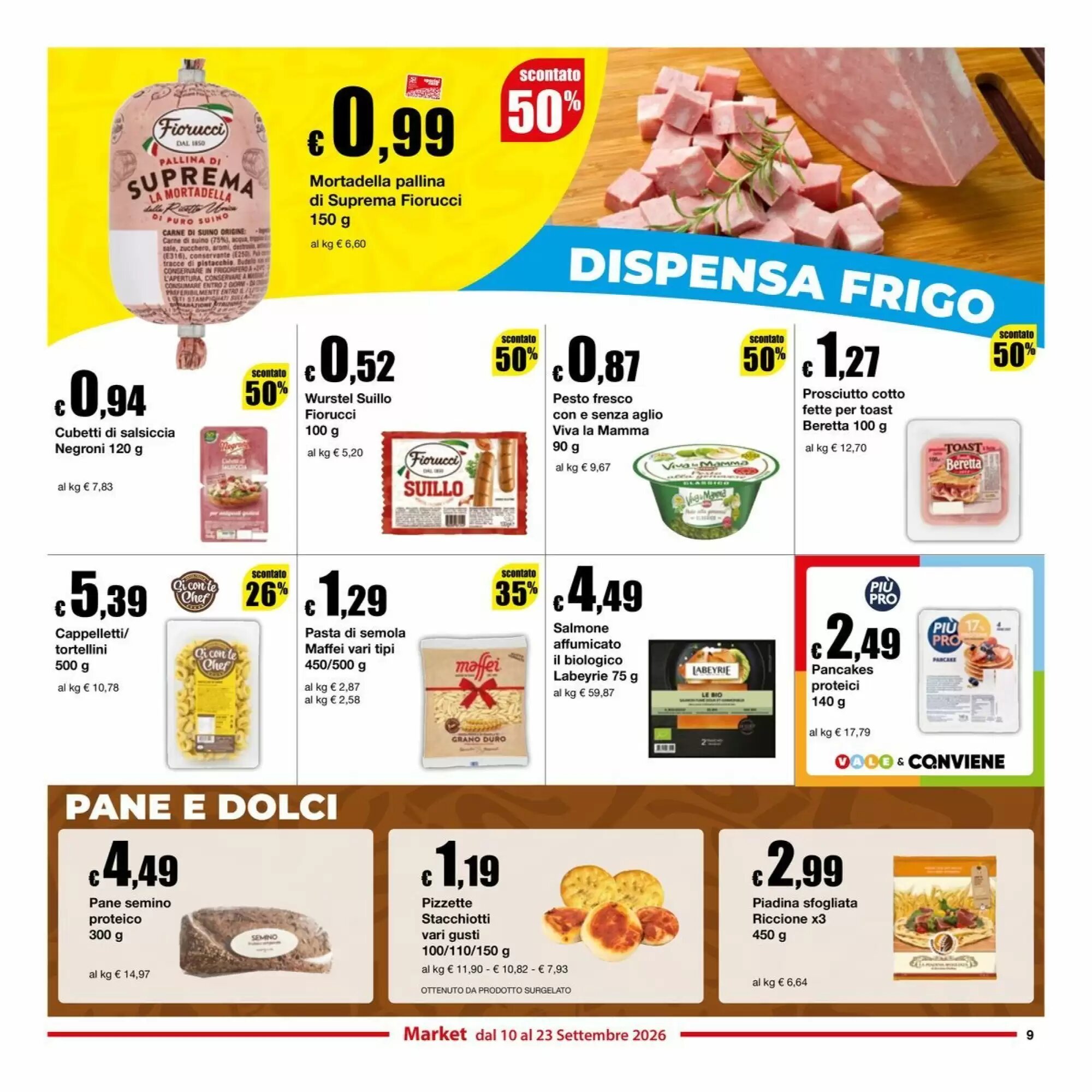 Volantino promozionale Sì con te  valide dal 10/09/2026 - Pagina 9.