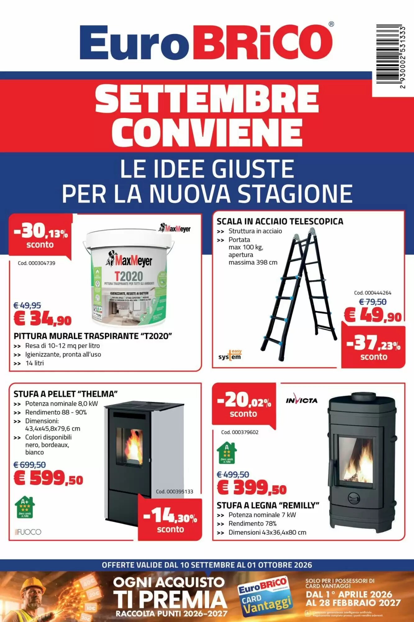 Volantino promozionale Eurobrico  valide dal 10/09/2026 - Pagina 1.