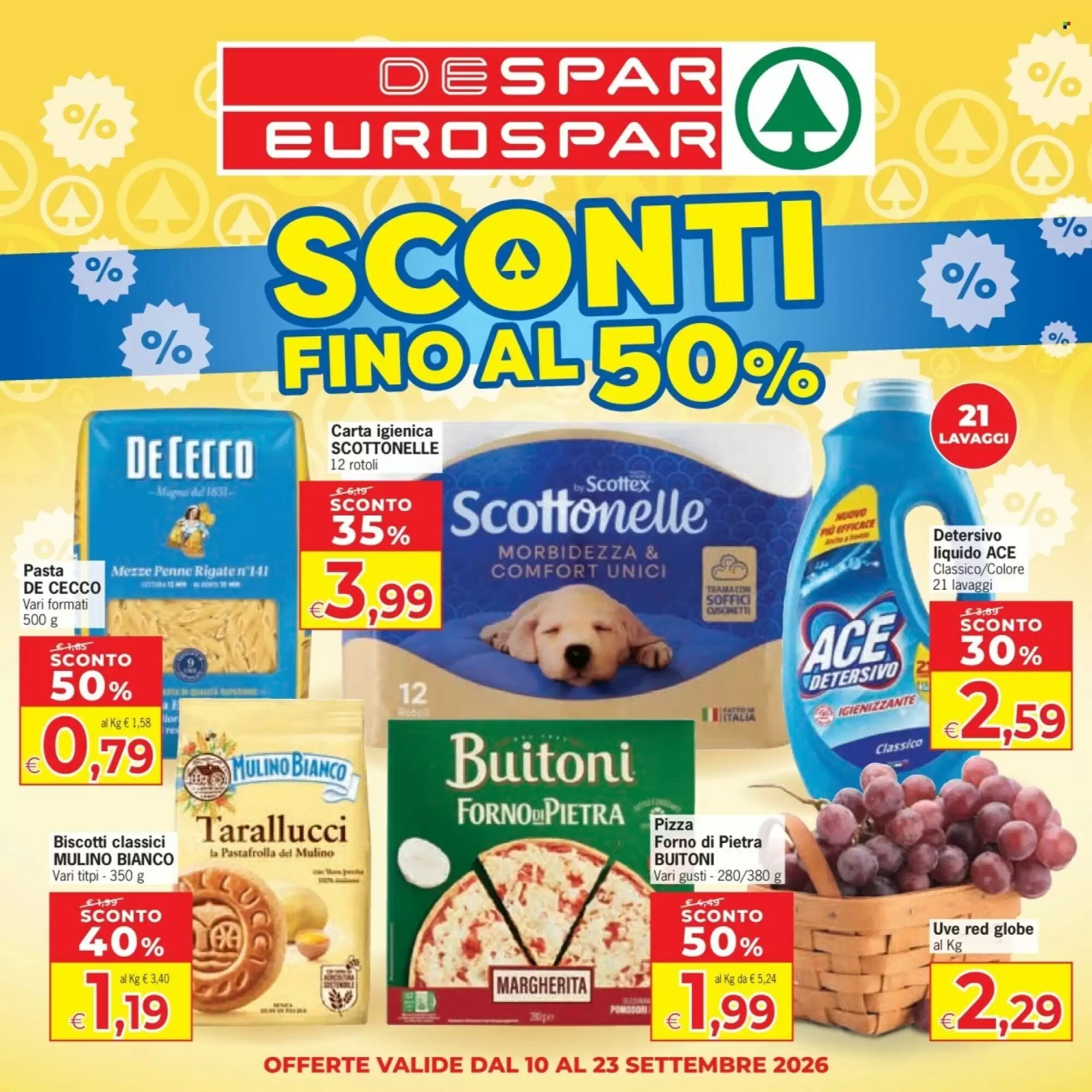 Volantino promozionale Despar valide dal 10/09/2026 - Pagina 1.