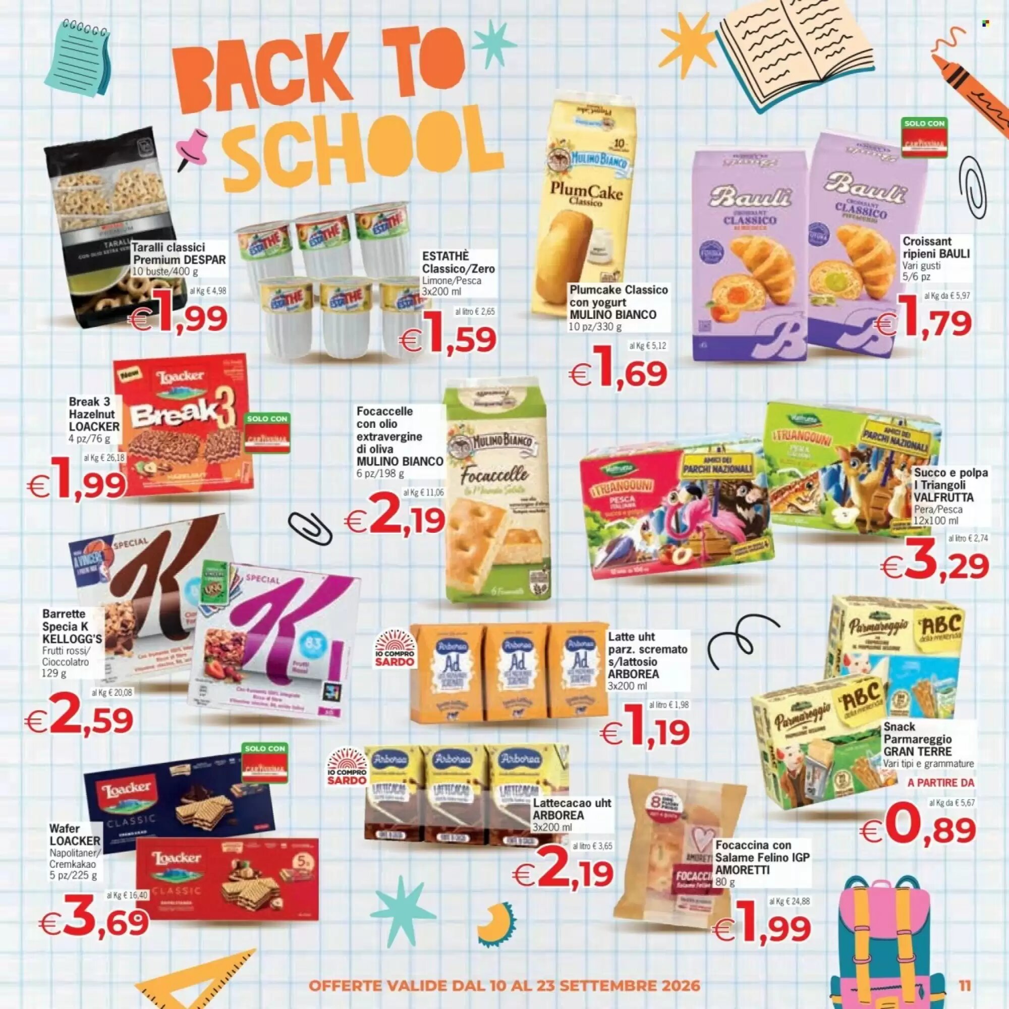 Volantino promozionale Despar  valide dal 10/09/2026 - Pagina 11.