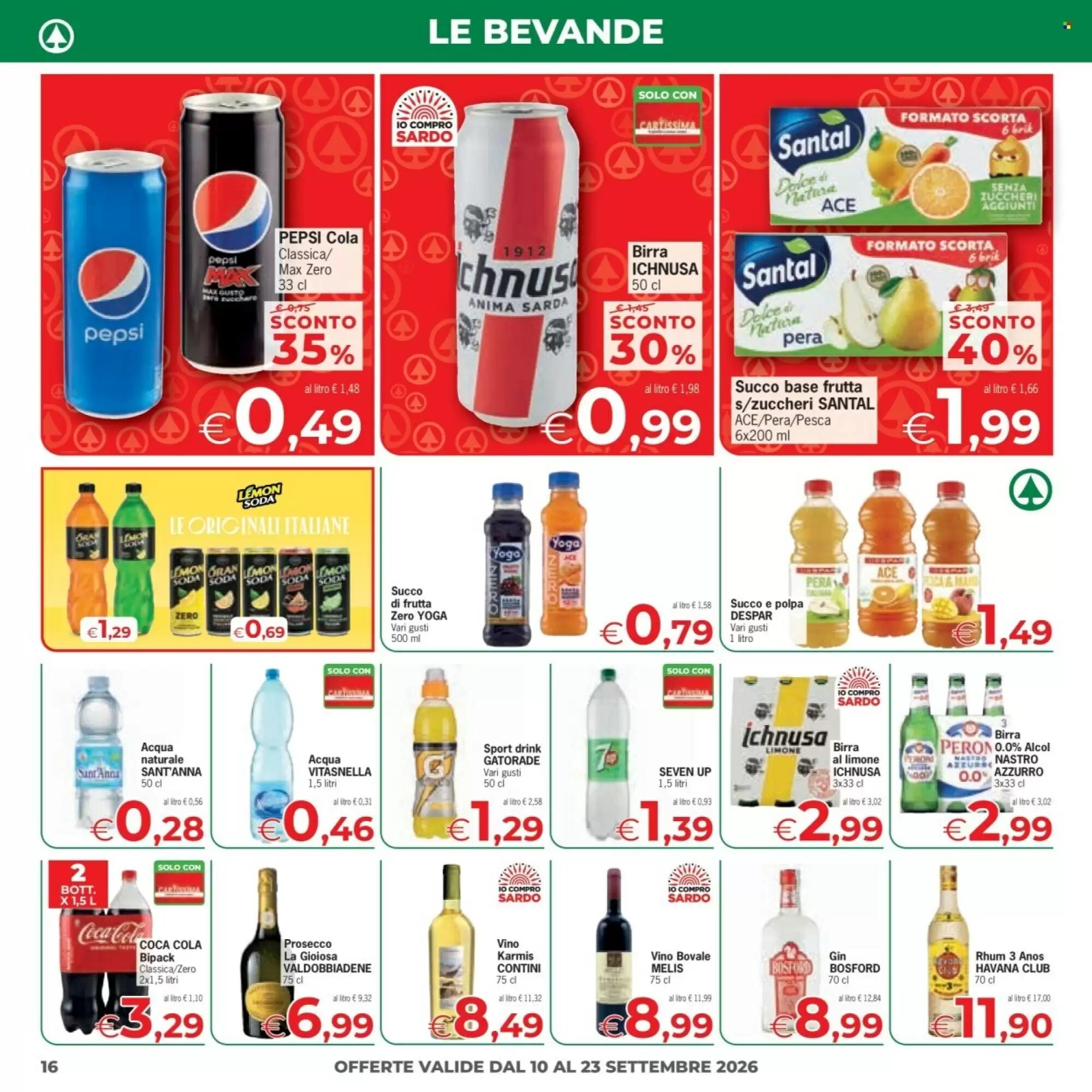 Volantino promozionale Despar  valide dal 10/09/2026 - Pagina 16.