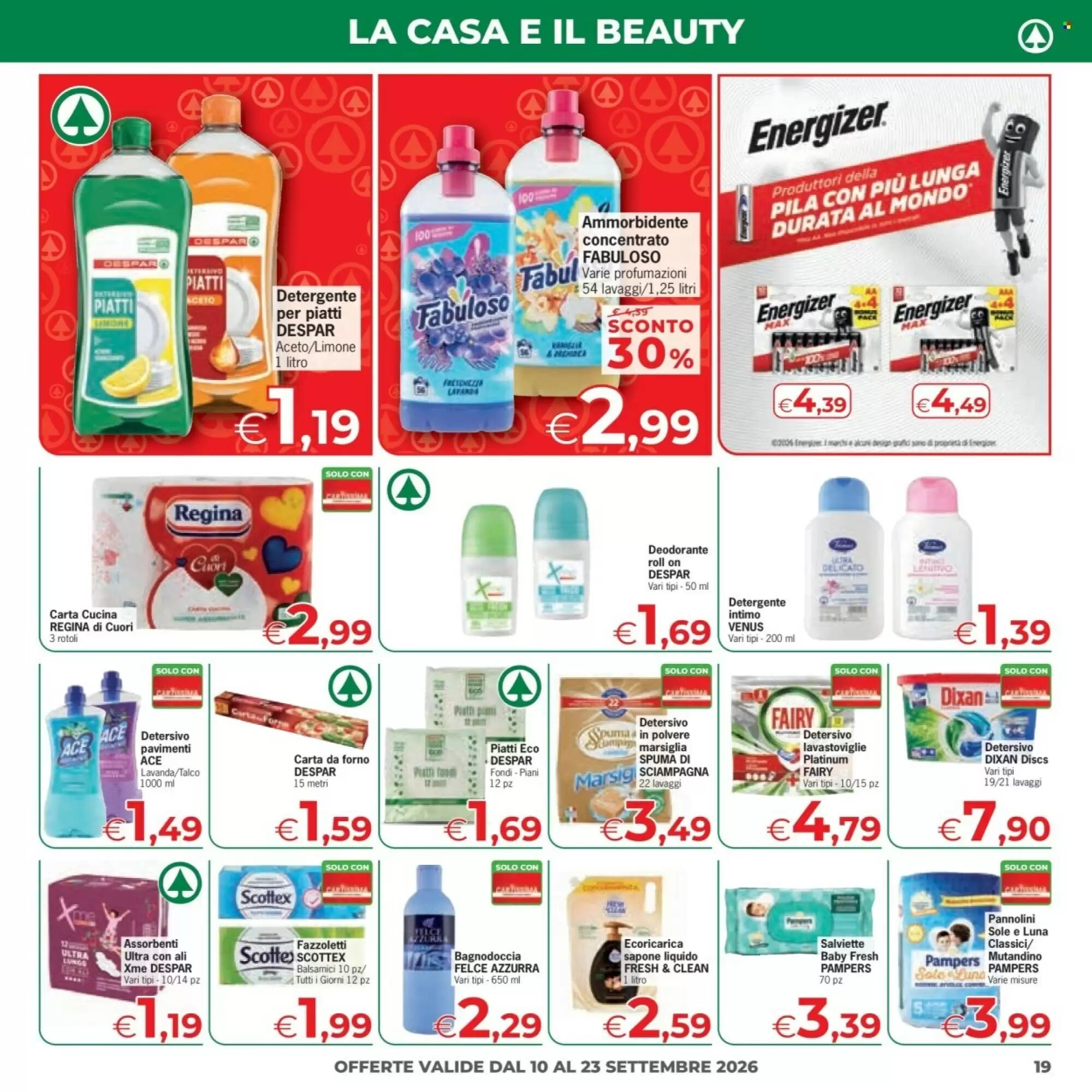 Volantino promozionale Despar  valide dal 10/09/2026 - Pagina 19.