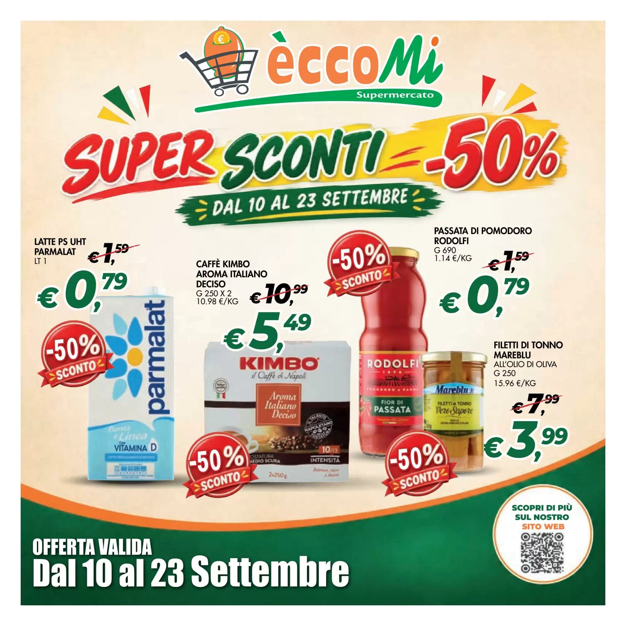 Volantino promozionale èccoMI valide dal 10/09/2026 - Pagina 1.