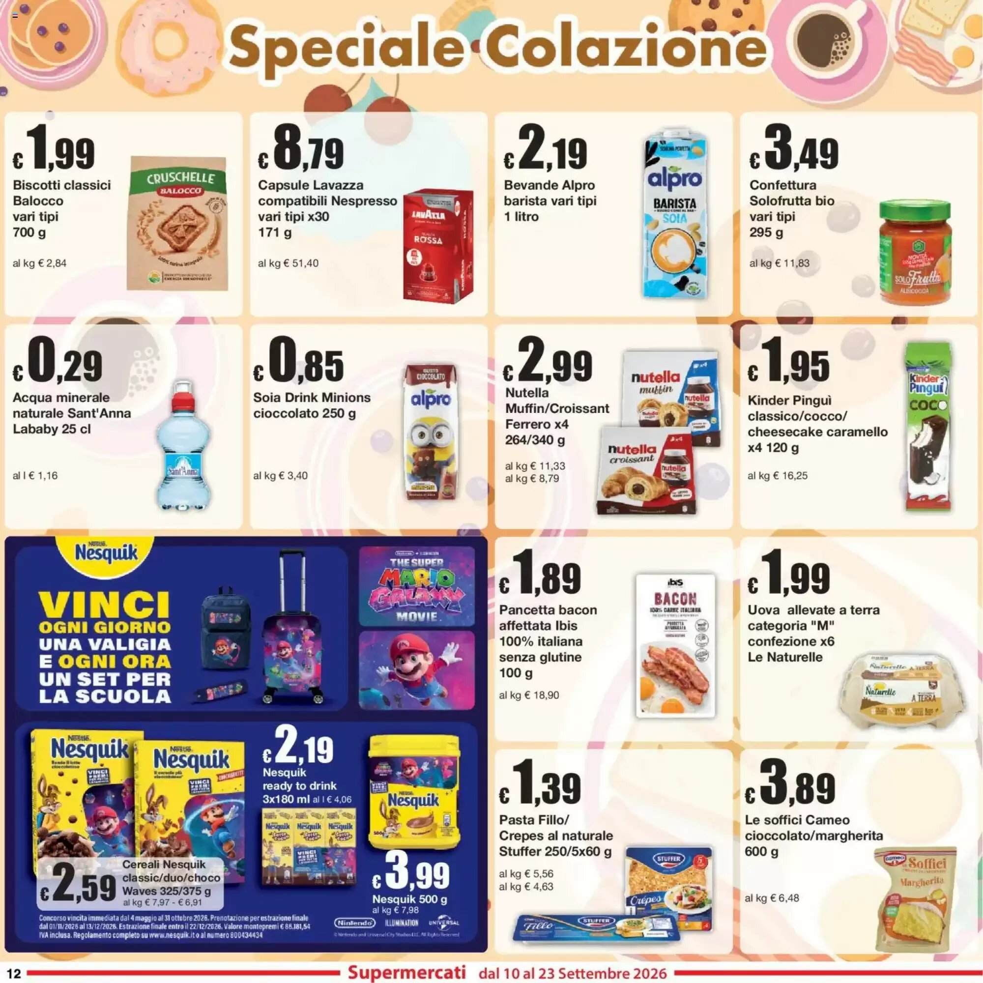 Volantino promozionale Sì con te  valide dal 10/09/2026 - Pagina 12.