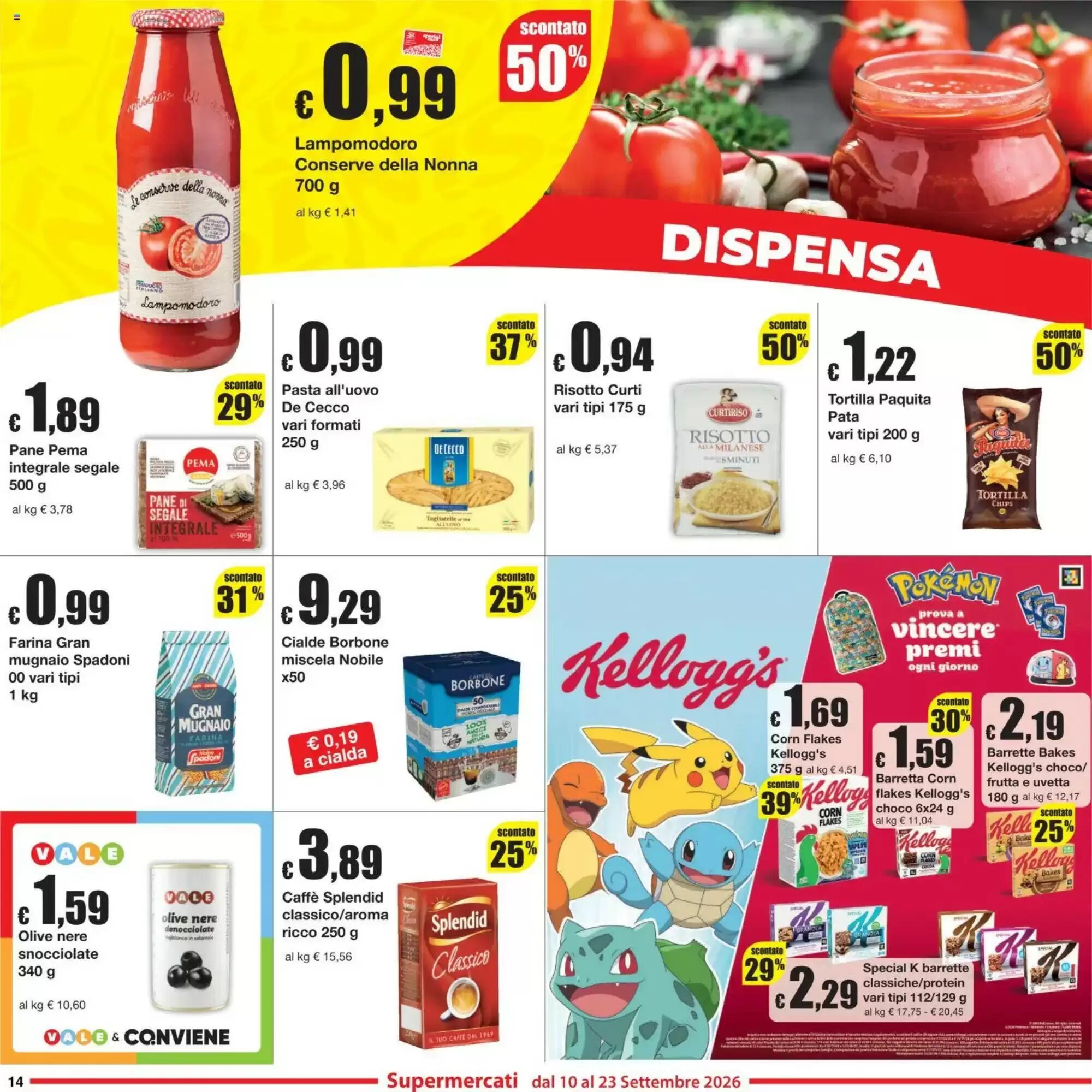 Volantino promozionale Sì con te  valide dal 10/09/2026 - Pagina 14.