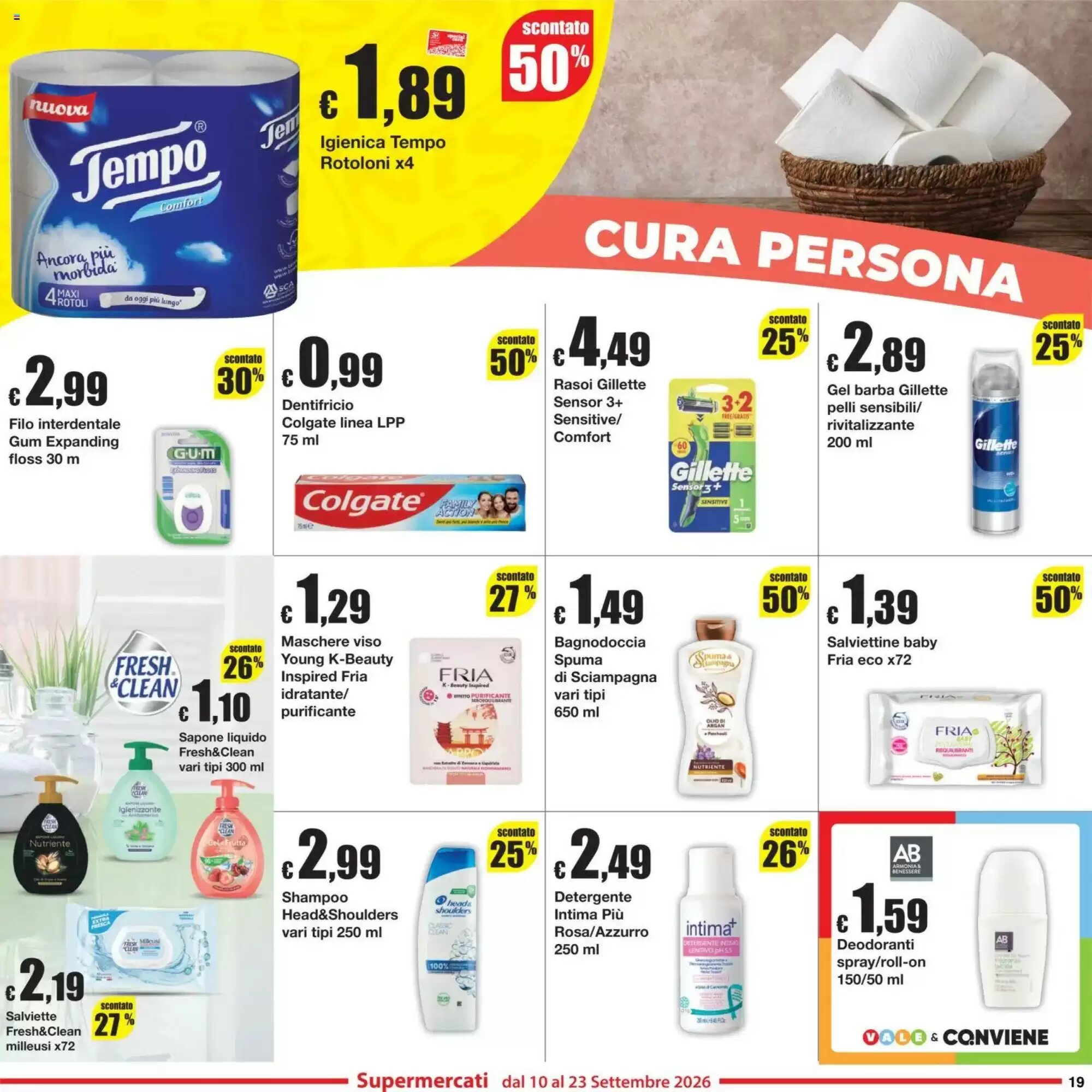 Volantino promozionale Sì con te  valide dal 10/09/2026 - Pagina 19.