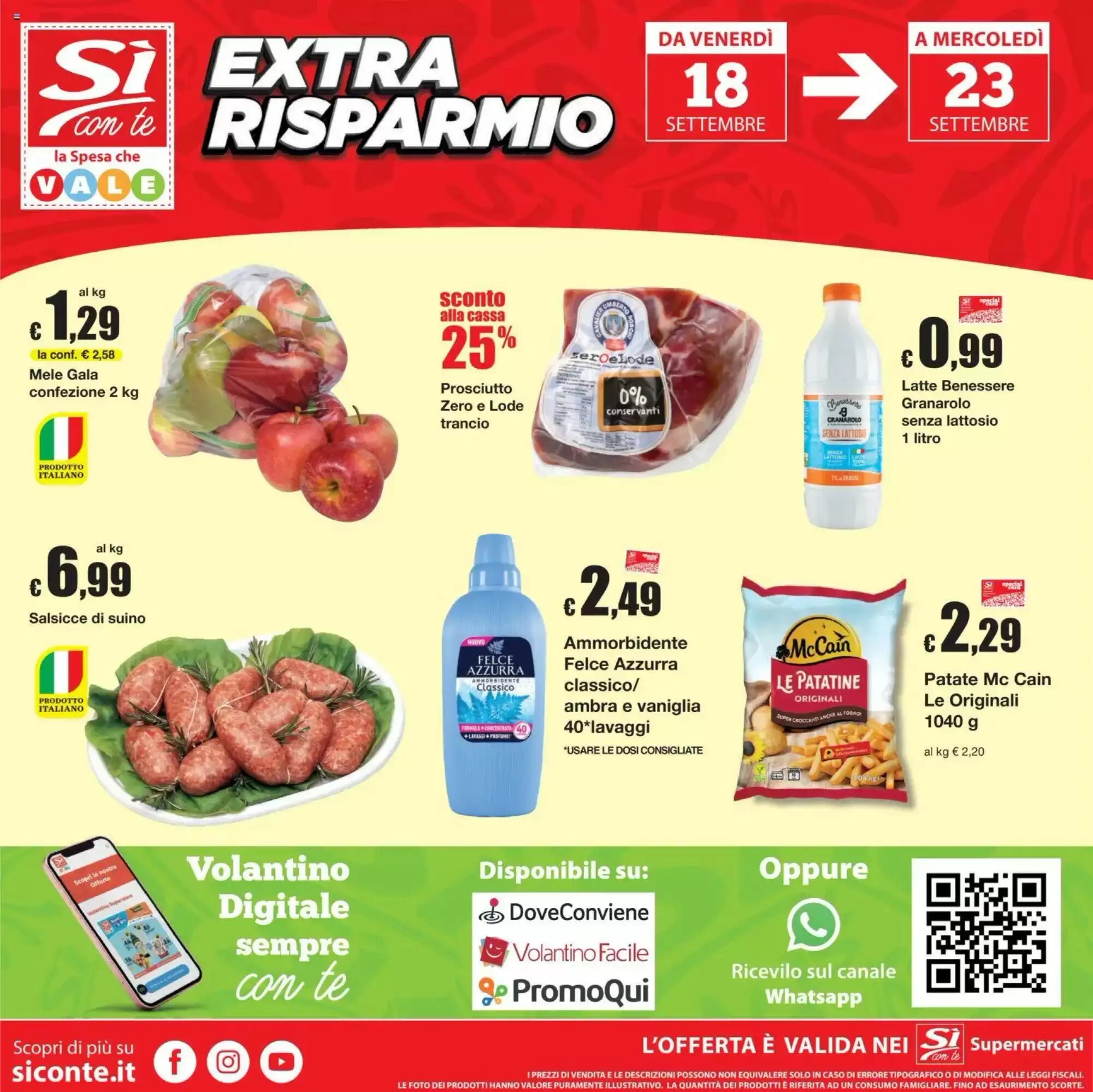 Volantino promozionale Sì con te  valide dal 10/09/2026 - Pagina 20.